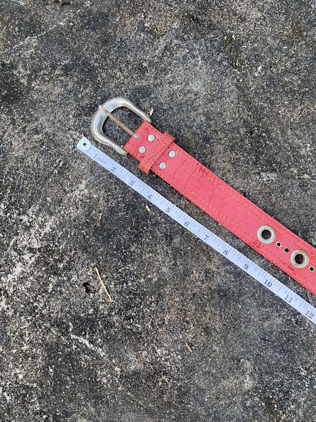 If Six Was Nine Japanese pink leather studed belt kmrii lgb style Size ONE SIZE - 4 Thumbnail