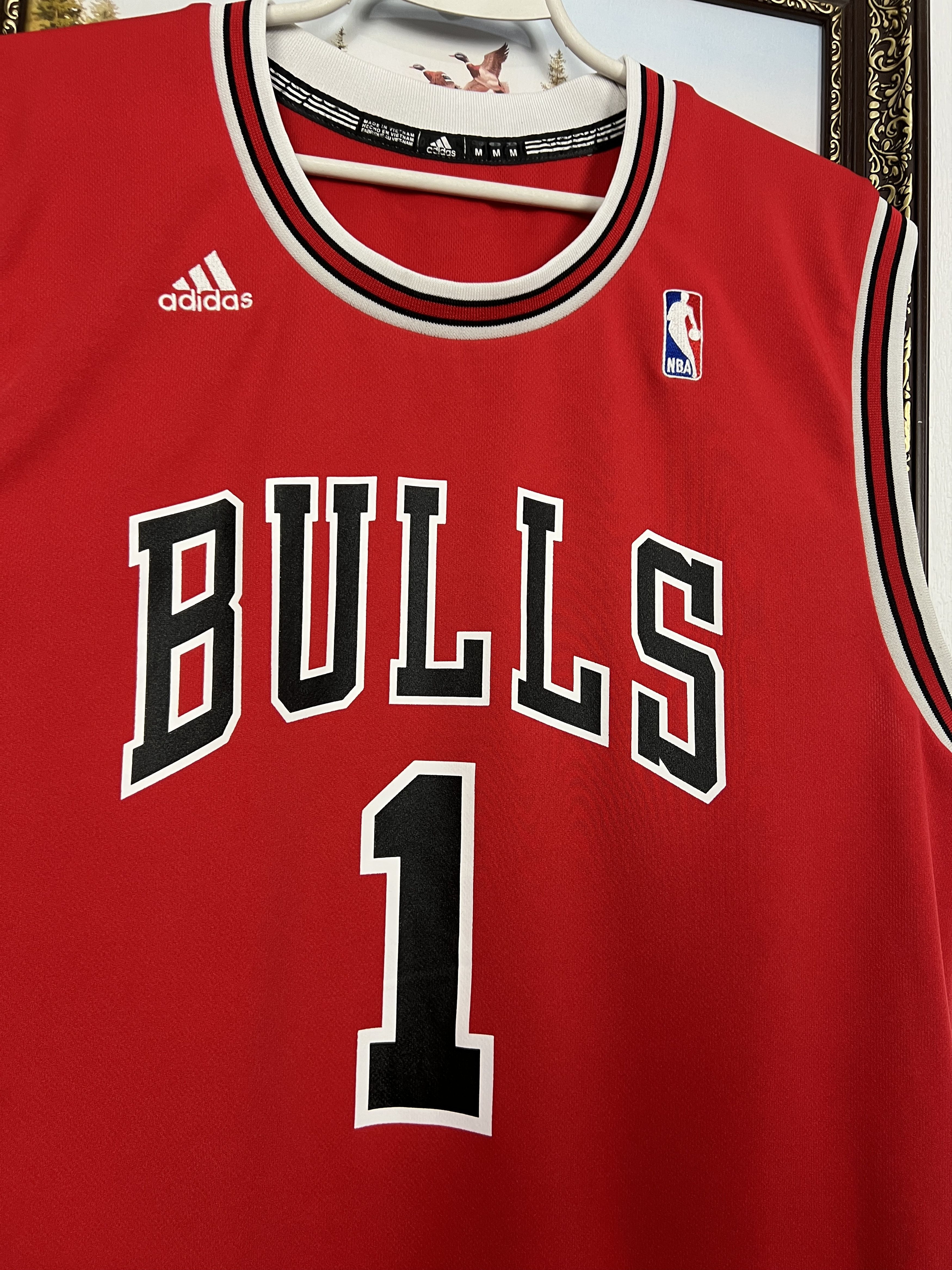 Adidas Vintage Chicago Bulls Derrick Rose #1 NBA Jersey Trikot Size US M / EU 48-50 / 2 - 3 Thumbnail