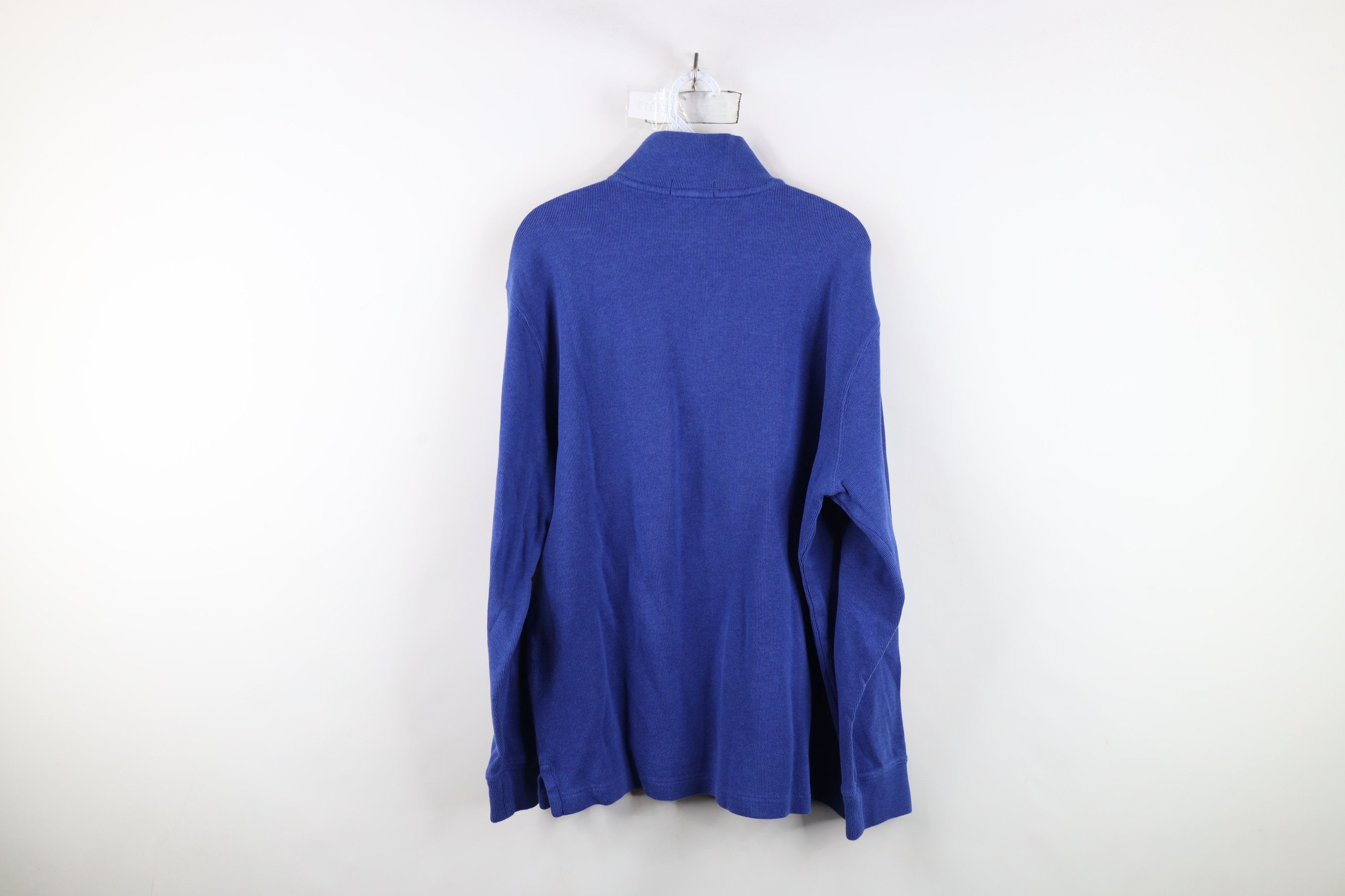 Ralph Lauren Vintage Ralph Lauren Ribbed Knit Half Zip Pullover Sweater Size US L / EU 52-54 / 3 - 12 Thumbnail