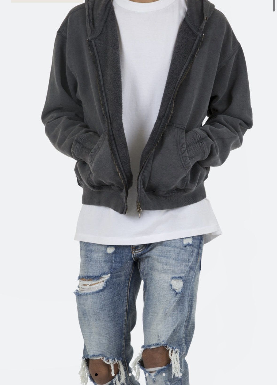 MNML Grey vintage staple mnml hoodie Size US M / EU 48-50 / 2 - 4 Thumbnail