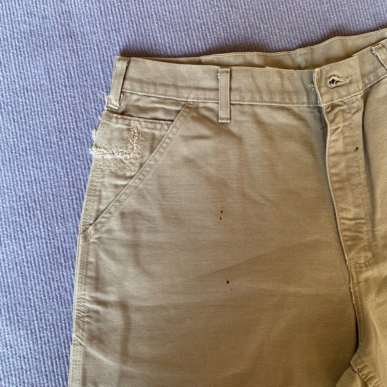 Carhartt × Vintage Crazy Vintage 90s Carhartt Shorts Size US 36 / EU 52 - 4 Thumbnail