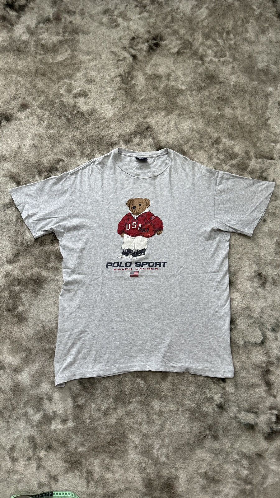 Polo Ralph Lauren × Vintage Vintage and Rare Polo Ralph Lauren Bear USA Tshirt Size US M / EU 48-50 / 2 - 1 Thumbnail