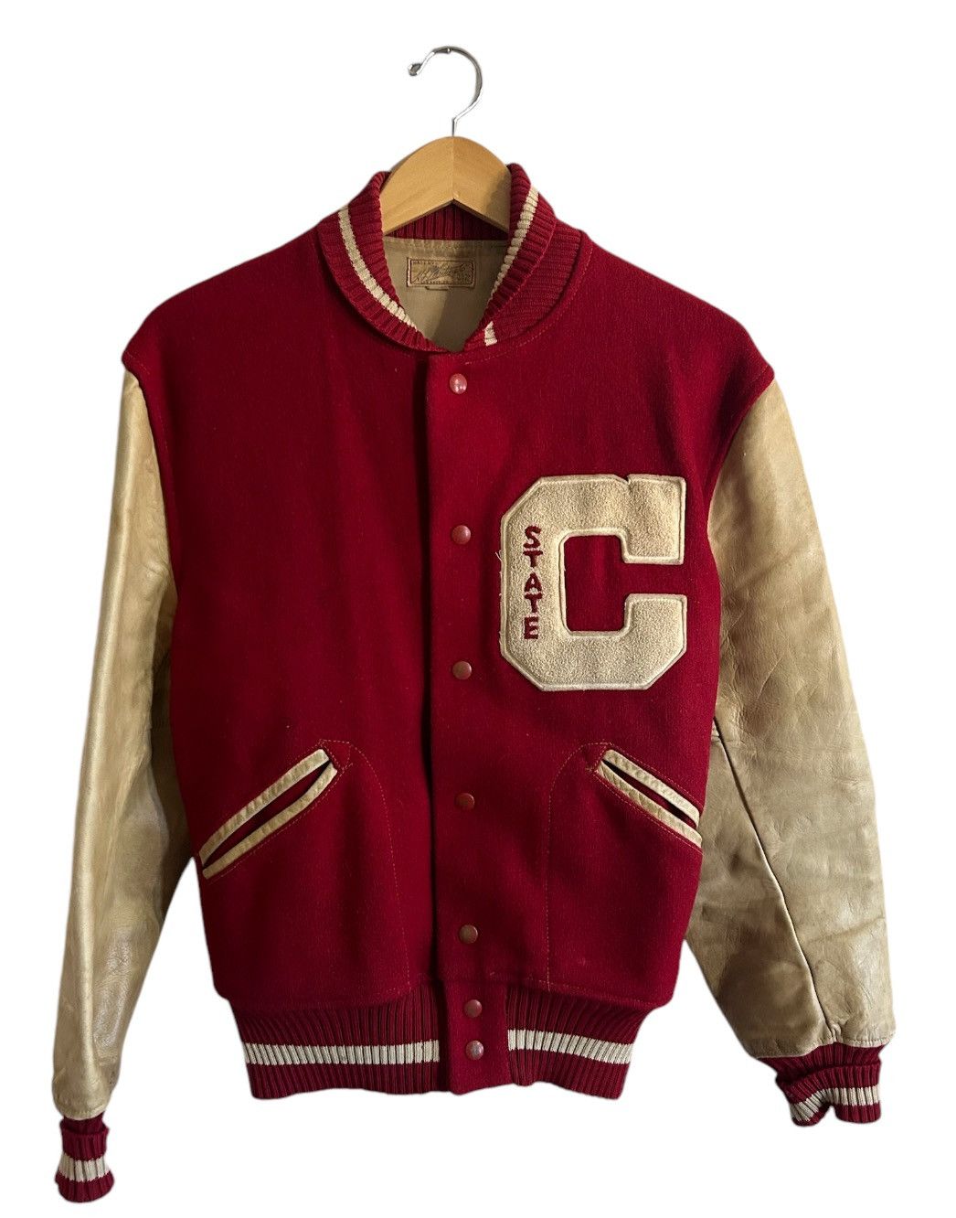 Vintage Vintage 1970’s Varsity Jacket Size US M / EU 48-50 / 2 - 1 Thumbnail