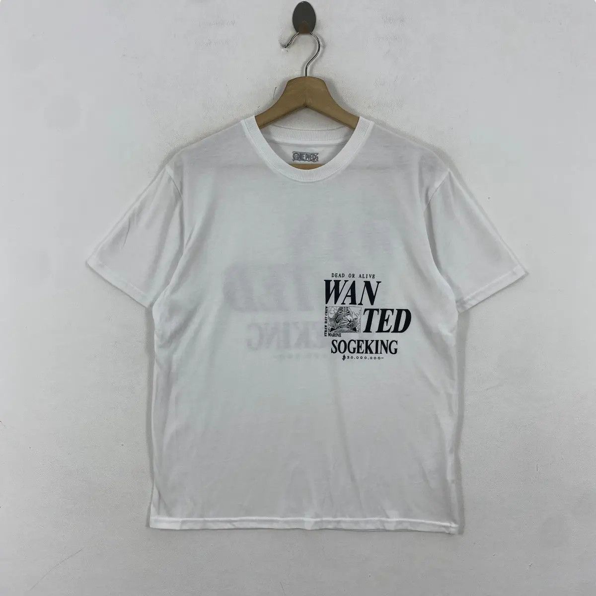Anime ONE PIECE Wanted Sogeking Poster Anime Tee Shirt Small Size Size US S / EU 44-46 / 1 - 3 Thumbnail
