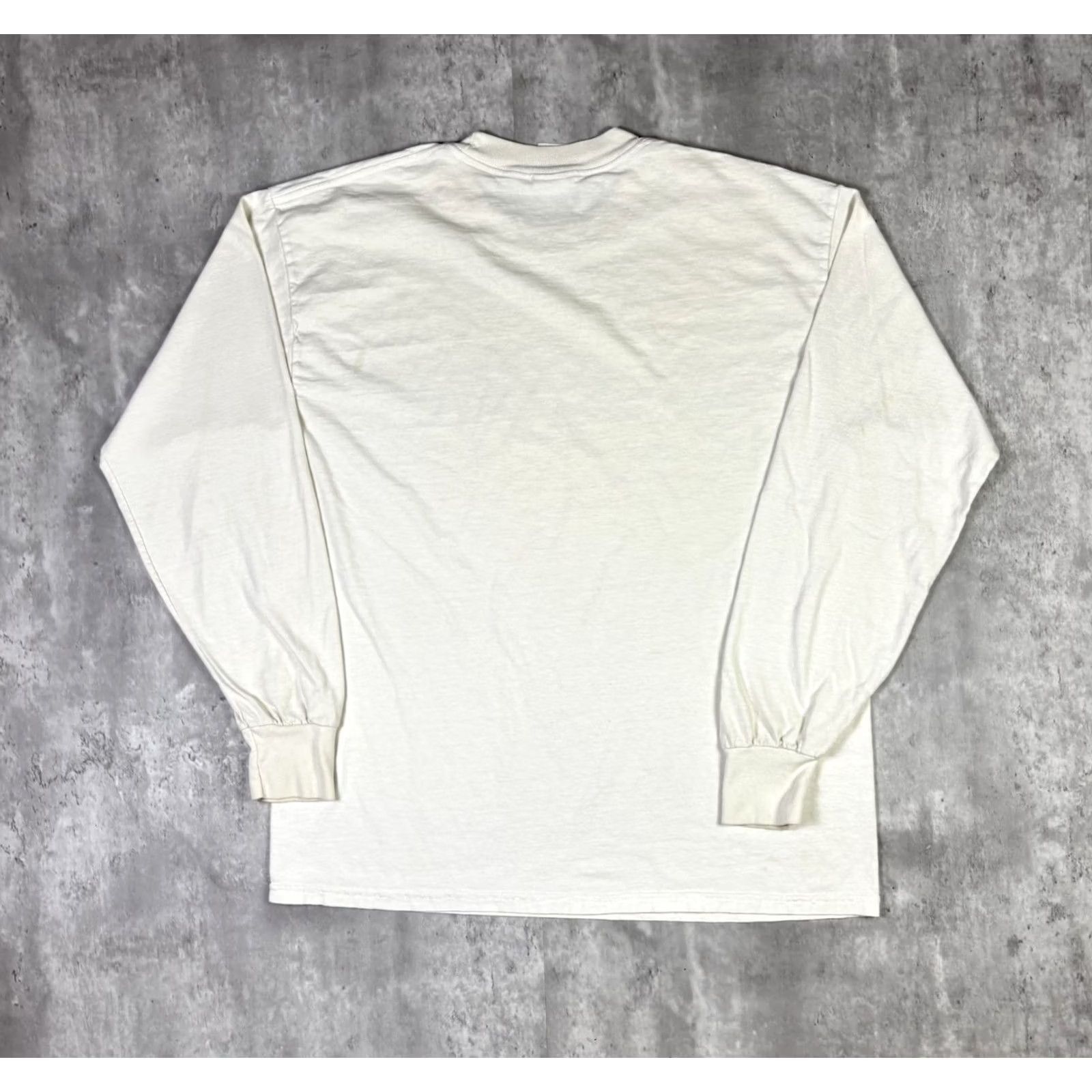 Vintage VINTAGE Saloon Bar Bert Long Sleeve T Shirt Distressed 2000s Adult Large Shirt Mens White 80s Slimming Size US L / EU 52-54 / 3 - 2 Thumbnail
