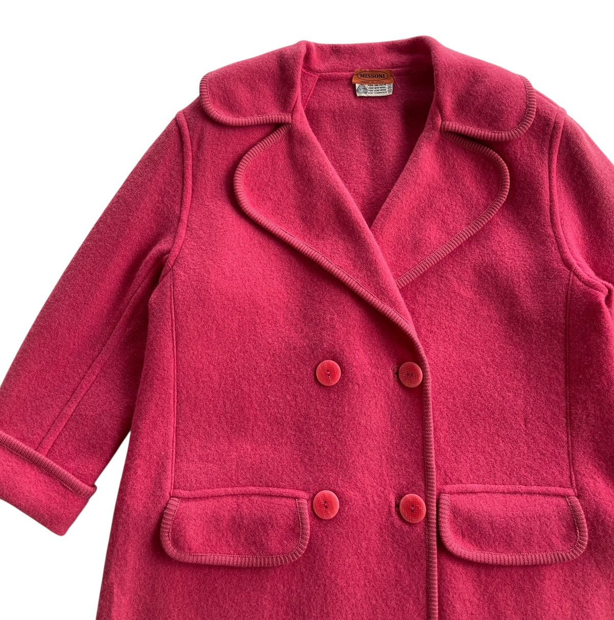 Missoni Missoni Wool Coat Pink Size M / US 6-8 / IT 42-44 - 5 Thumbnail