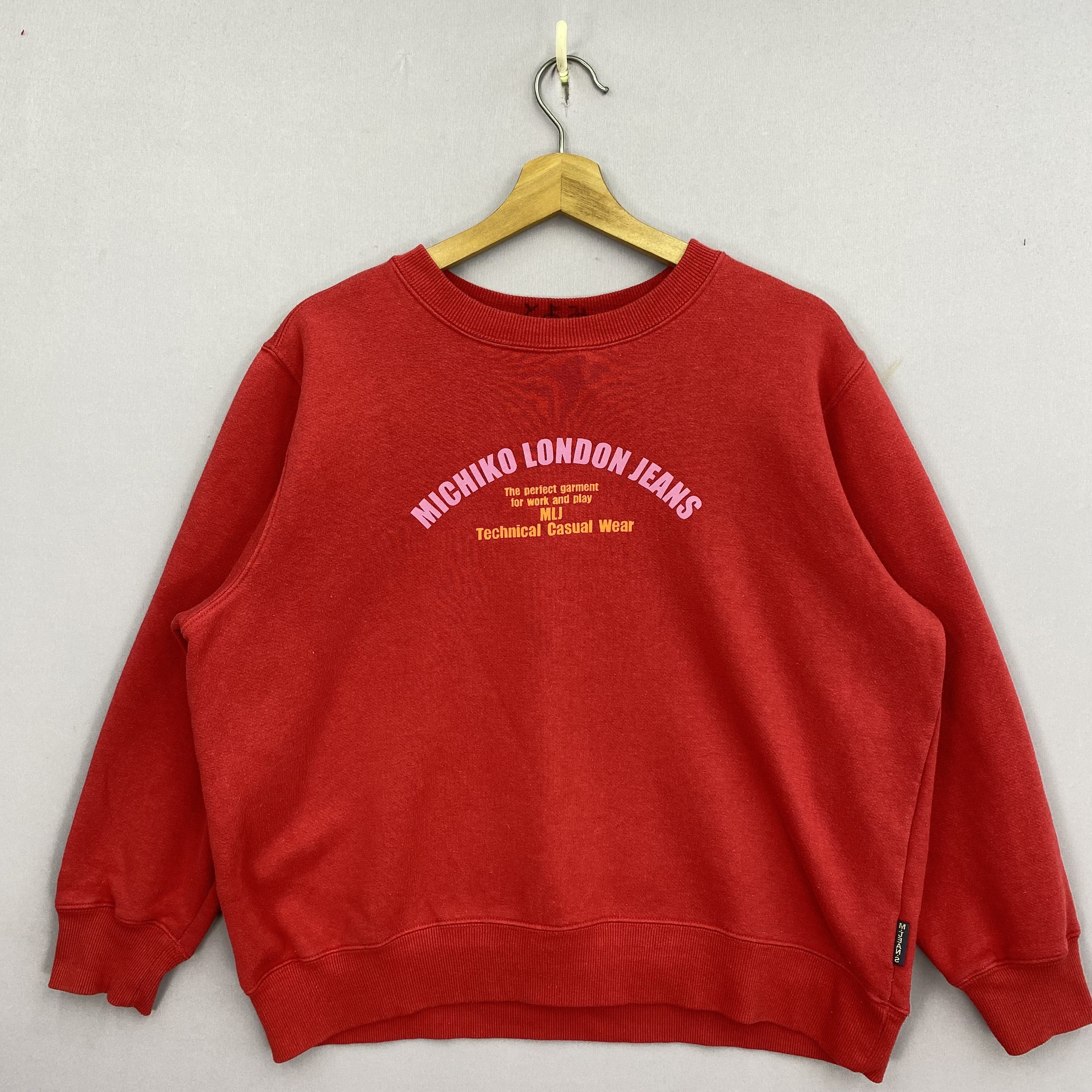 Michiko Koshino London Vintage Michiko London Jeans Sweater 90s Style Sweatshirt Size US L / EU 52-54 / 3 - 1 Thumbnail