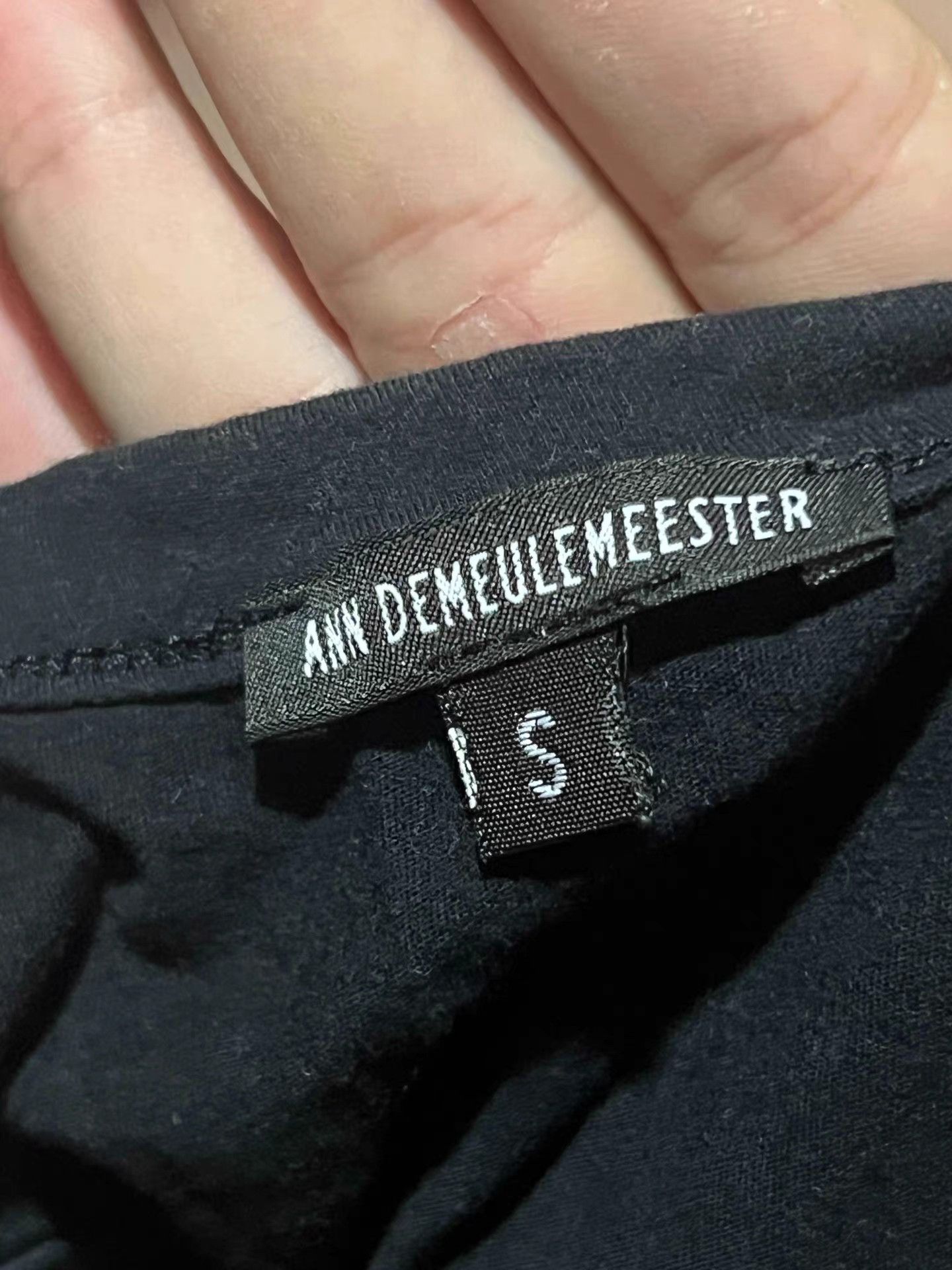 Ann Demeulemeester Ann Demeulemeester cotton slogan tank top Size US S / EU 44-46 / 1 - 6 Thumbnail