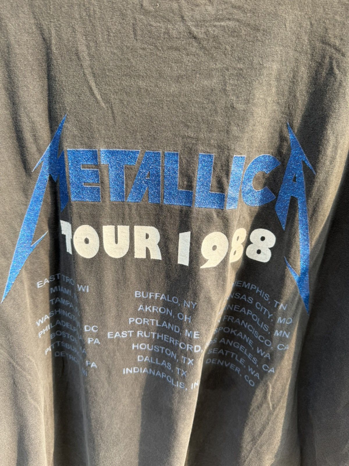 Vintage Metallica Harvester of Sorrow Tour Tee (Reprint) Size US XXL / EU 58 / 5 - 6 Thumbnail