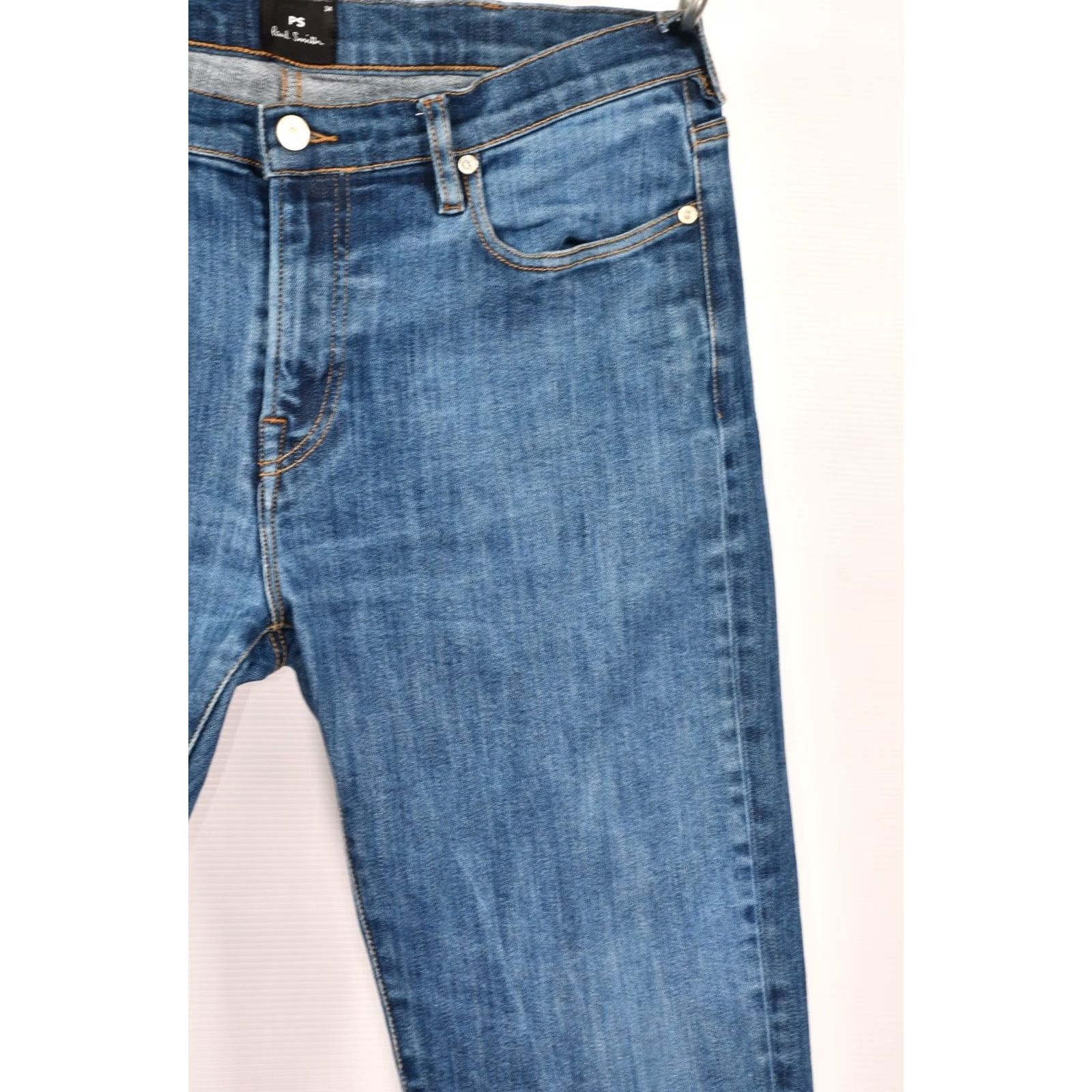 Paul Smith PAUL SMITH Jeans Slim Fit 34R Men Slim Denim Blue 5-Pocket Jea Size US 34 / EU 50 - 5 Thumbnail