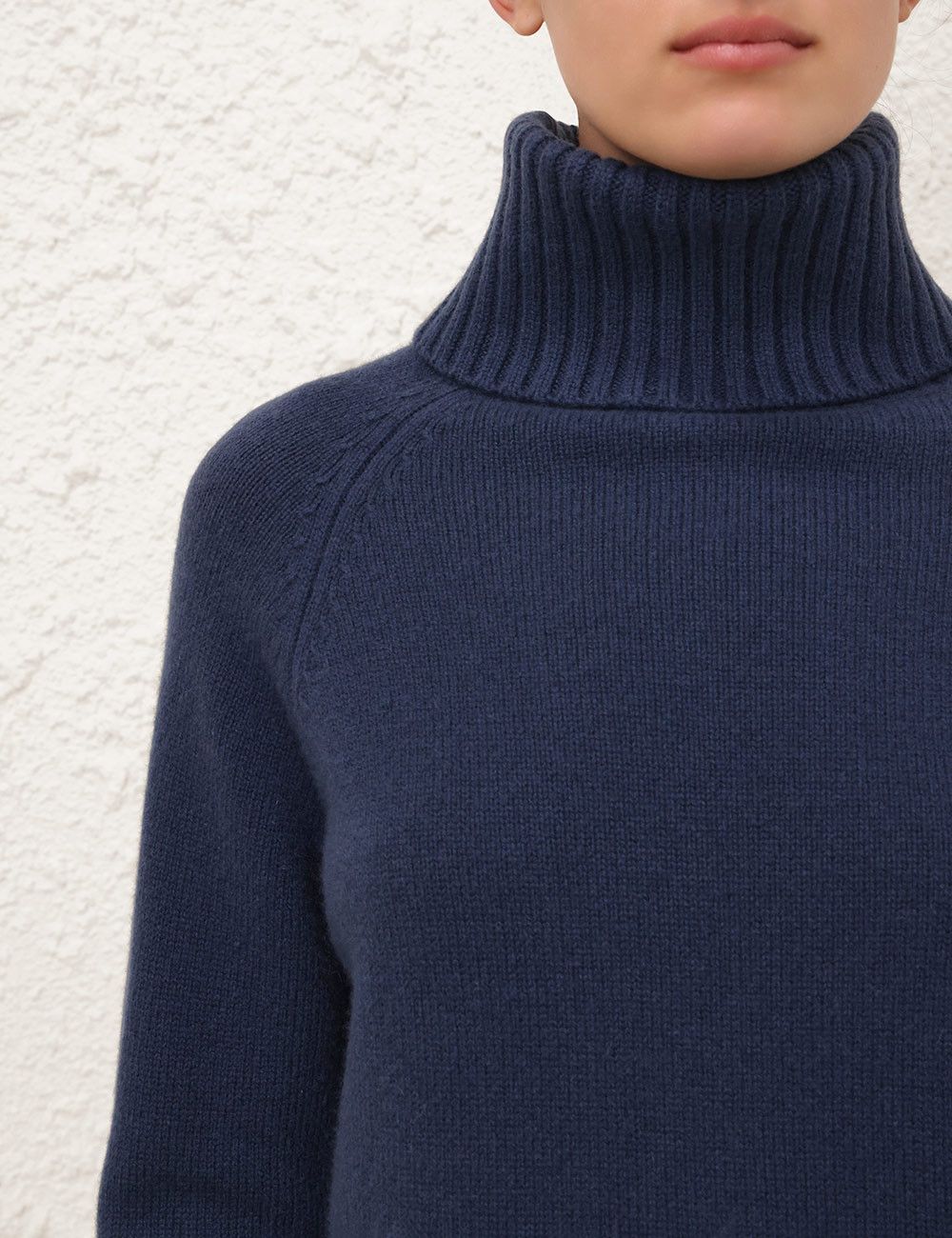 Zimmermann oc11z0825 Funnel Neck Sweater in Marine Blue Size M / US 6-8 / IT 42-44 - 5 Thumbnail