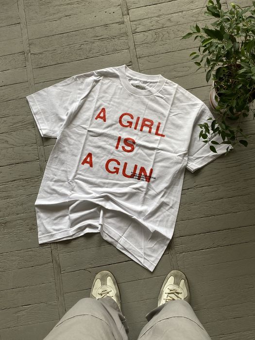 A girl is a gun tee hot sale