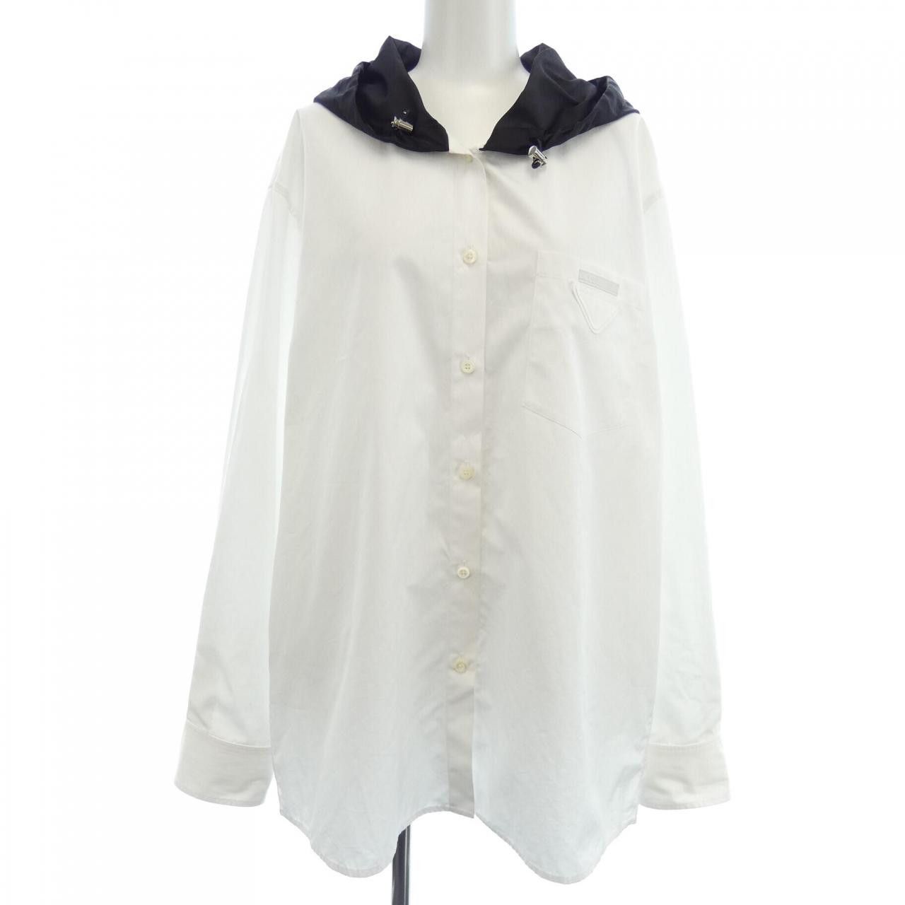 Prada Prada P419F S212 1YY2 Shirt Cotton Dress Shirt P419F S212 1YY2 DUTY FREE for USA