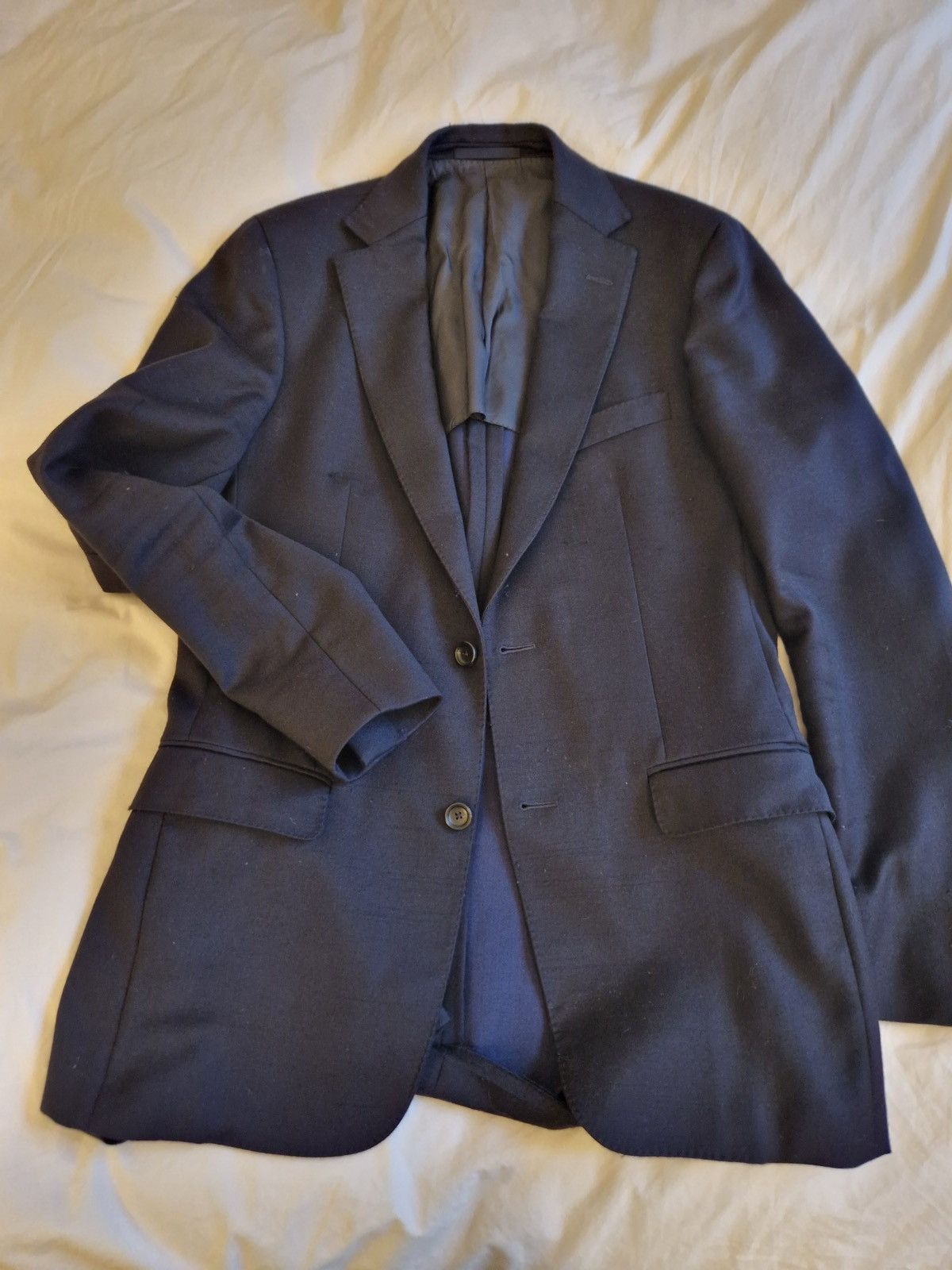 Z Zegna Veste Blazer Z Zegna - Gris Anthracite - Construction légère Size 48R - 1 Thumbnail