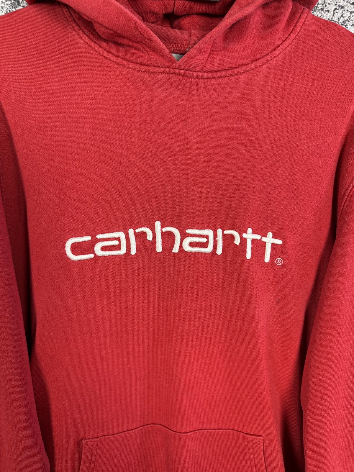 Carhartt Carhartt Hooded Sweat Hoodie Big Logo Vintage Y2K Size L Size US L / EU 52-54 / 3 - 6 Thumbnail