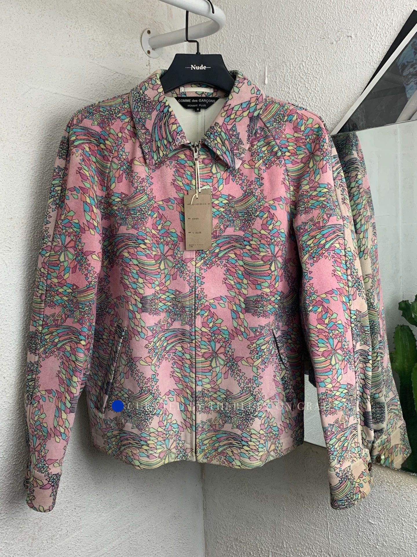 Comme des Garcons Psychedelic Pink Horsehide Jacket Size US M / EU 48-50 / 2 - 1 Thumbnail