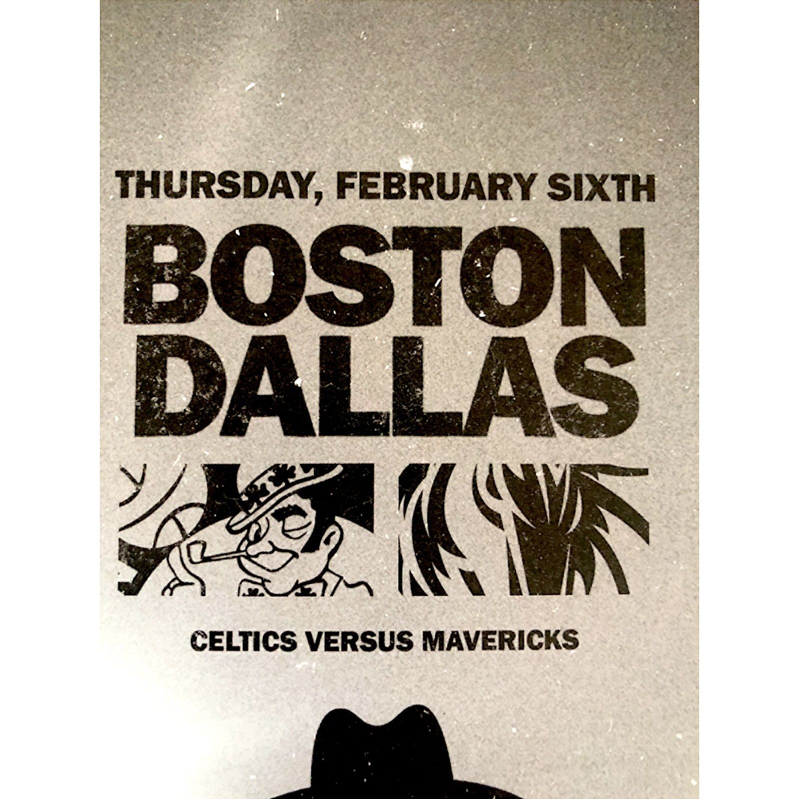 NBA Boston Celtics v Dallas Mavericks 2/6/25 Roster Poster Size ONE SIZE - 5 Thumbnail