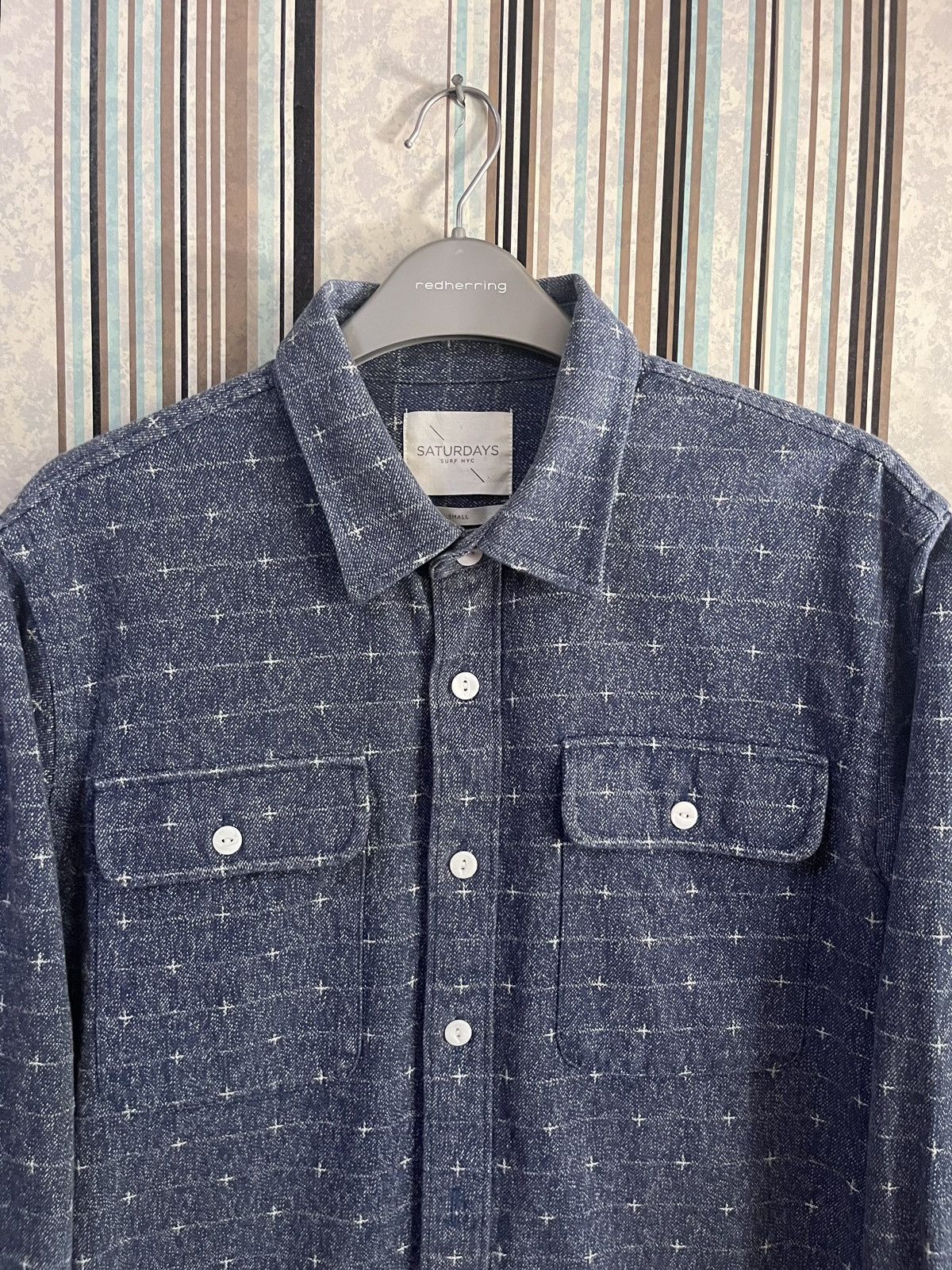 Saturdays NYC shadow plus denim button up #F2 Size US S / EU 44-46 / 1 - 4 Thumbnail
