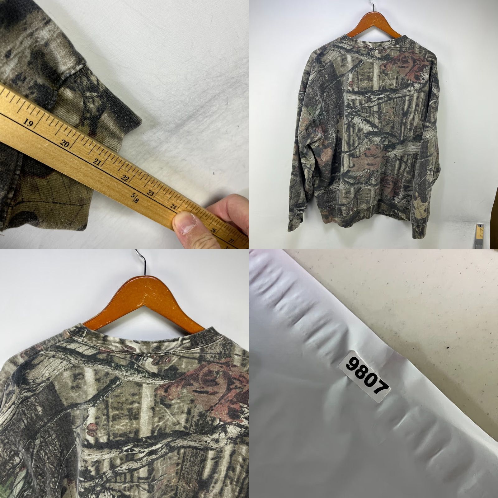 Jerzees VINTAGE Real Tree Camo Sweatshirt 2XL Size US XXL / EU 58 / 5 - 8 Thumbnail
