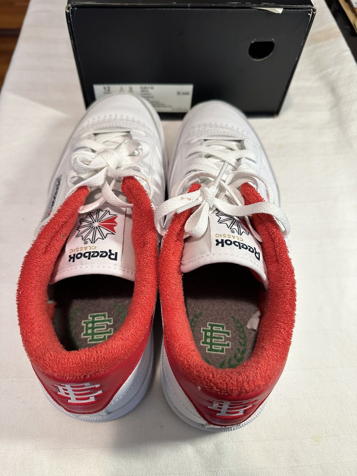 Eric Emanuel Eric Emanuel Reebok Club C cherry tomato red Size US 12 / EU 45 - 4 Thumbnail
