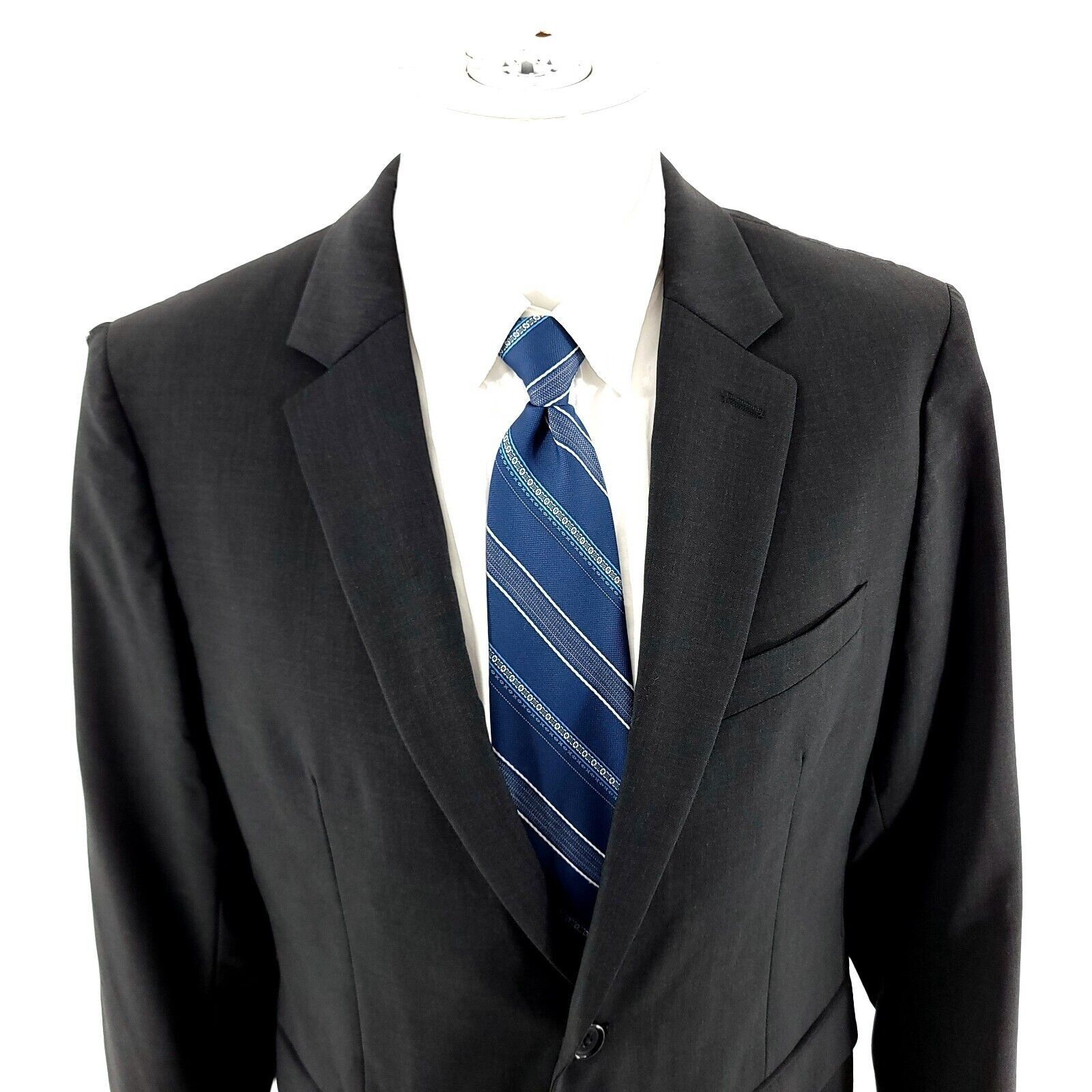 Banana Republic DAMAGED Banana Republic Marzotto Super 120s Wool 2 Button Bl Size 38S - 1 Thumbnail