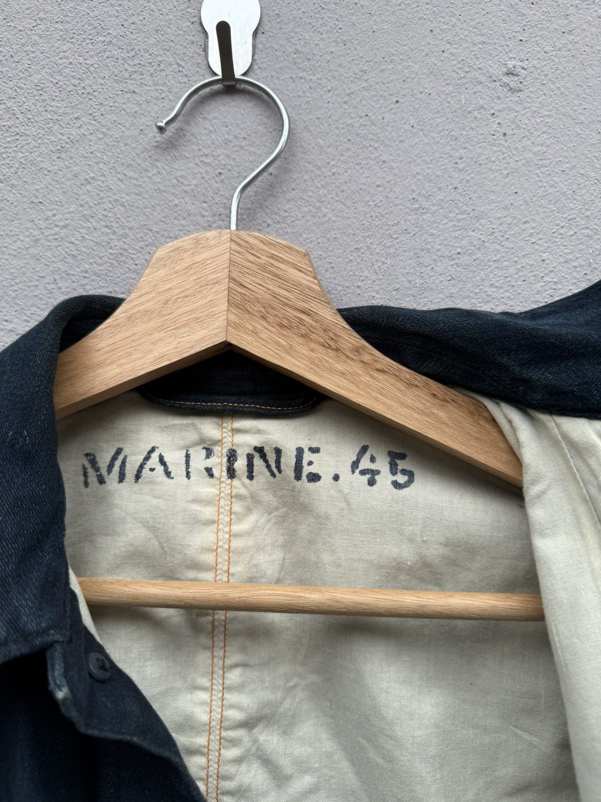 45rpm & by 45rpm "MARINE 45" Rusty Indigo Rare Jacket Size US S / EU 44-46 / 1 - 17 Thumbnail