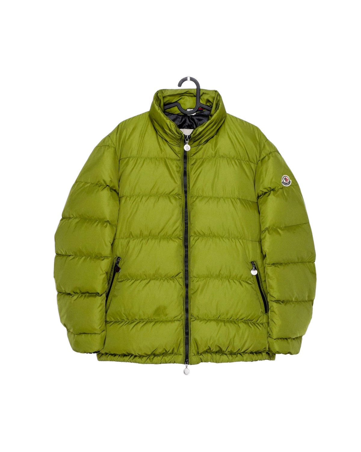 image of Moncler Montgenevre Giubbotto Light Green Down Puffer Jacket, Men's (Size Medium)