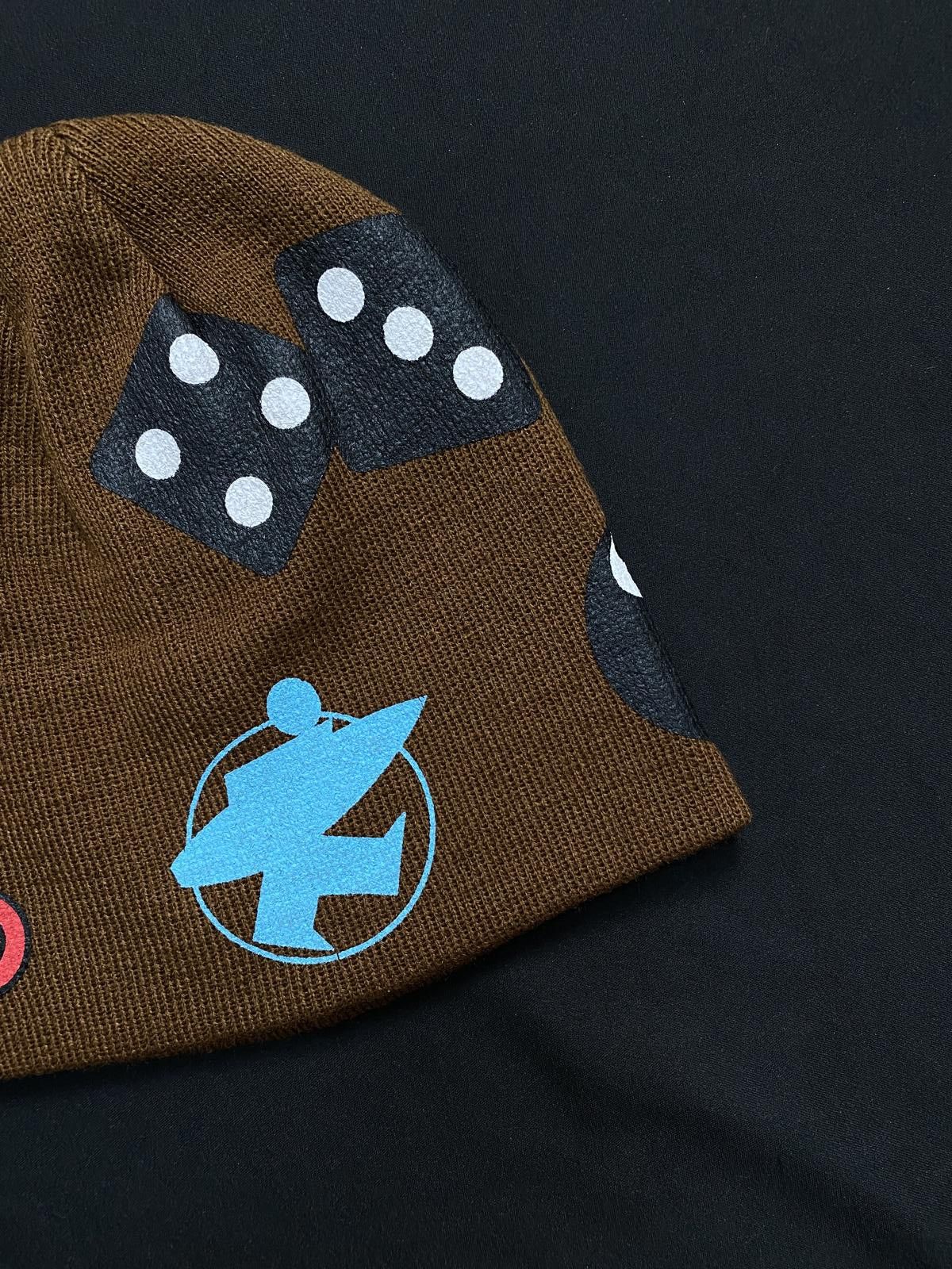 Stussy Rare Stussy Mixed Logo No Cuff Knit Skull Cap Brown Beanie Size ONE SIZE - 2 Thumbnail