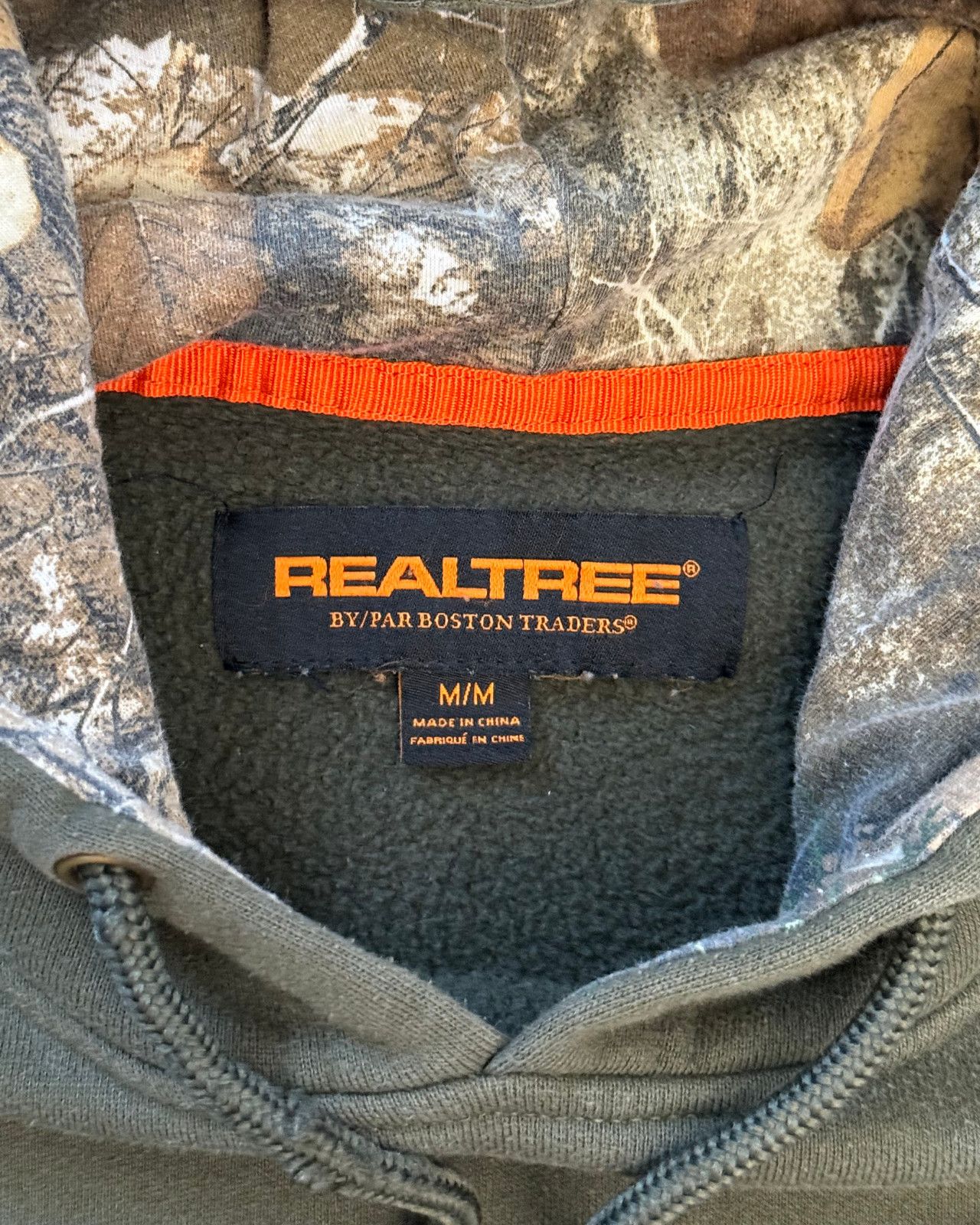 Realtree RealTree Camo Logo Men's Green Hoodie - Size Medium Size US M / EU 48-50 / 2 - 5 Thumbnail