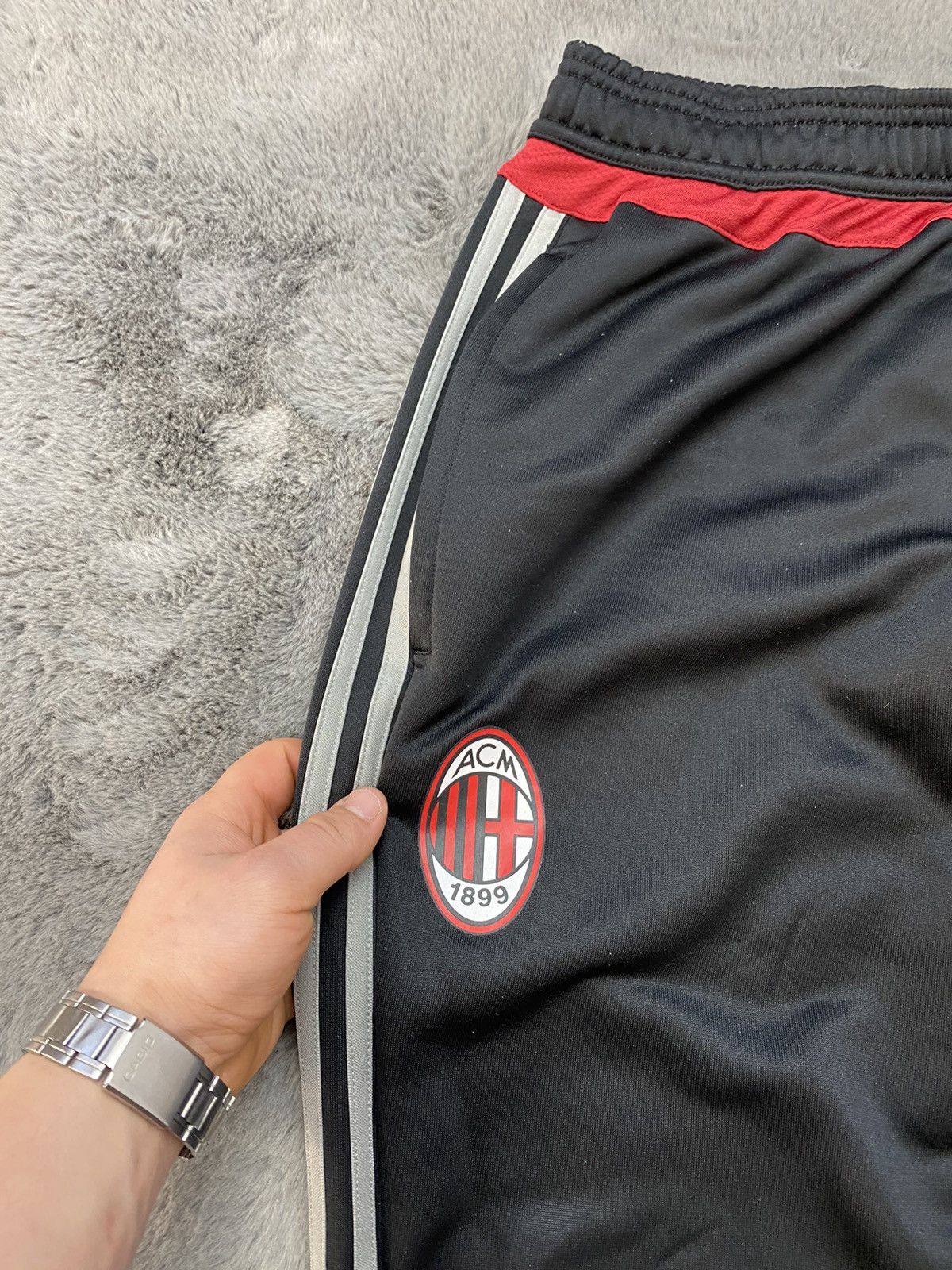 Adidas × Retrofit × Vintage MENS ADIDAS AC MILAN 2015-2016 ROSSONERI PANTS SOCCER SIZE S Size US 32 / EU 48 - 6 Thumbnail