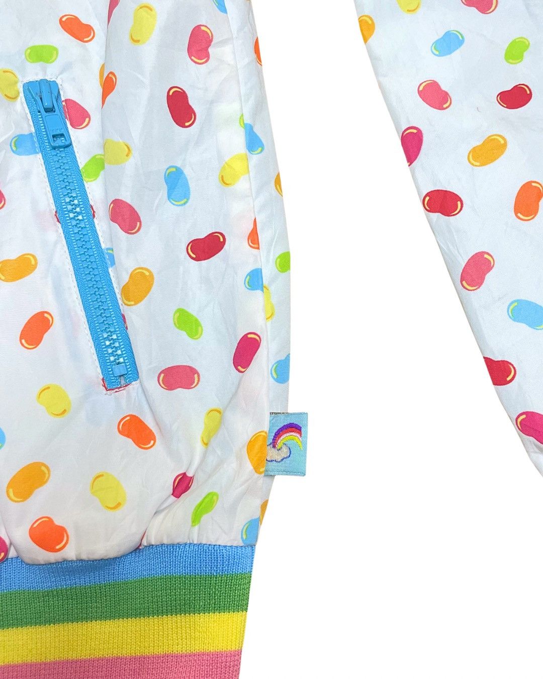 Angel Blue Angel Blue Jolly Jelly Bean Print Rainbow Varsity Jacket Y2K Size S / US 4 / IT 40 - 6 Thumbnail