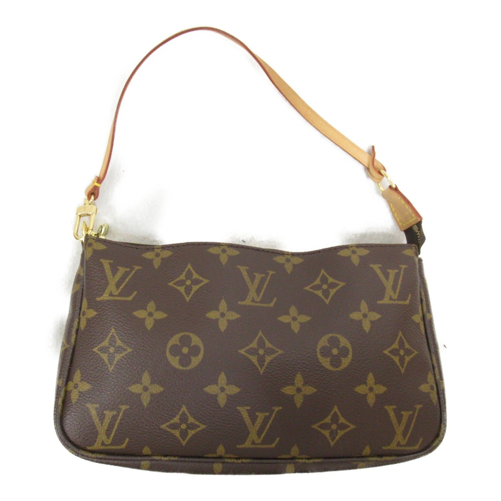Louis Vuitton Louis Vuitton Pochette Accessoires Accessory Pouch Handbag Coated Canvas Monogram Brown Size ONE SIZE - 1 Thumbnail