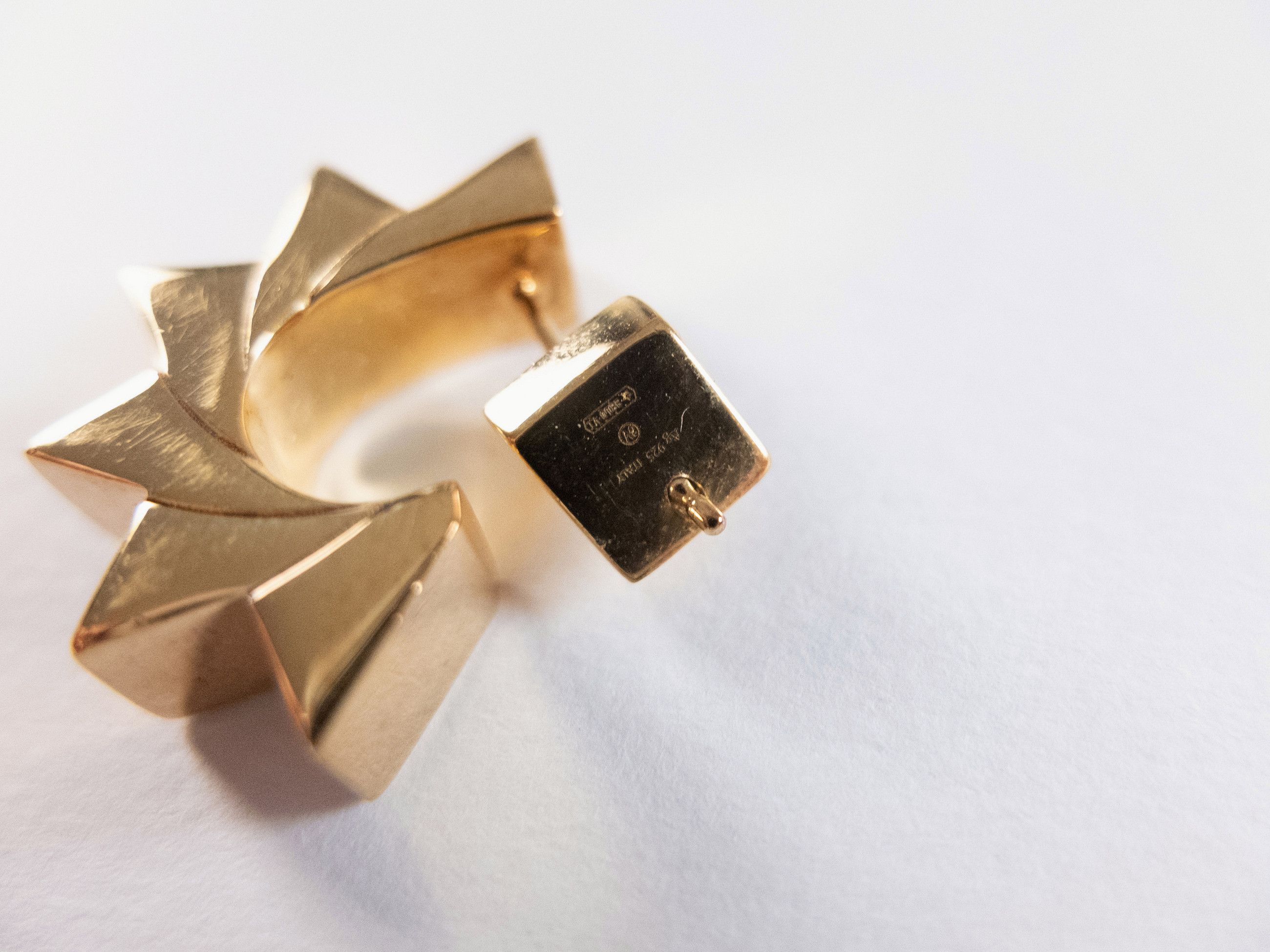 Bottega Veneta BOTTEGA VENETA Huggie gold plated silver hoop earrings q Size ONE SIZE - 6 Thumbnail