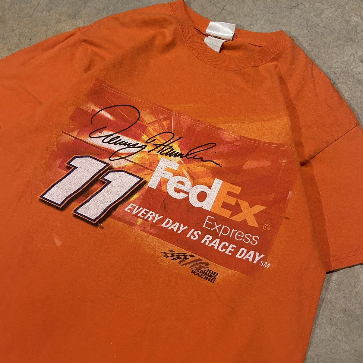 NASCAR × Vintage Crazy Vintage Y2K Nascar FedEx Racing Tee Size US L / EU 52-54 / 3 - 3 Thumbnail