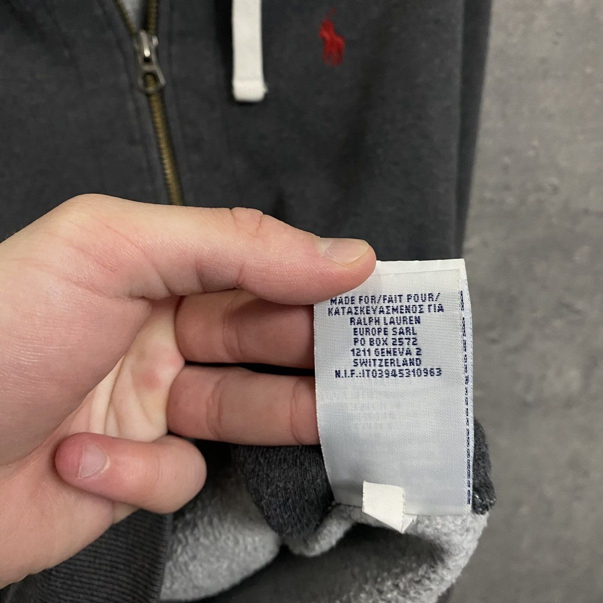Polo Ralph Lauren Vintage Polo Ralph Lauren Zip Hoodie Grey Size US S / EU 44-46 / 1 - 11 Thumbnail