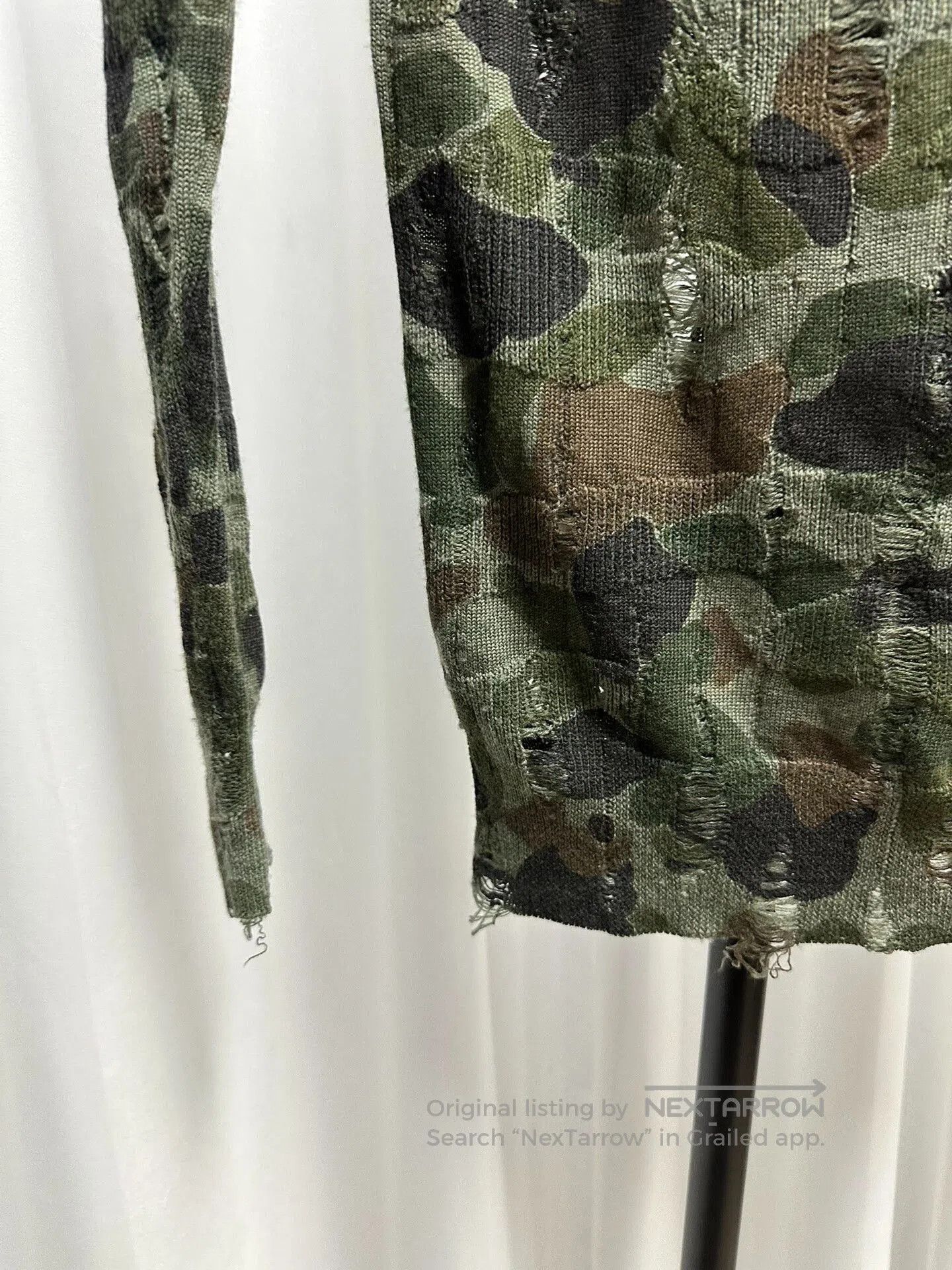 Junya Watanabe Junya Watanabe Camo Knit Sweater. Size US M / EU 48-50 / 2 - 6 Thumbnail