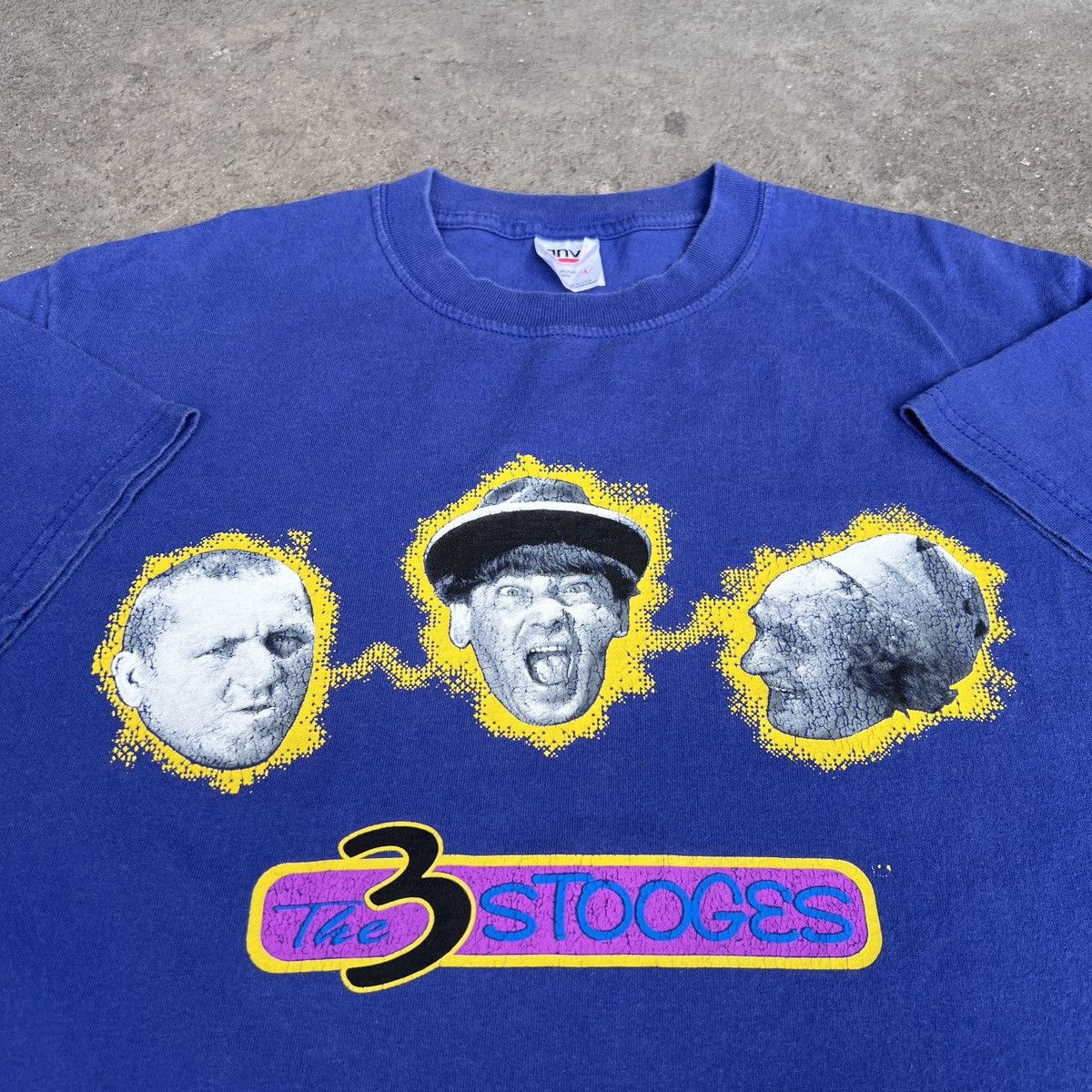 Vintage Vintage Y2K The Three Stooges Promo Tee comedy movie Size US L / EU 52-54 / 3 - 1 Thumbnail