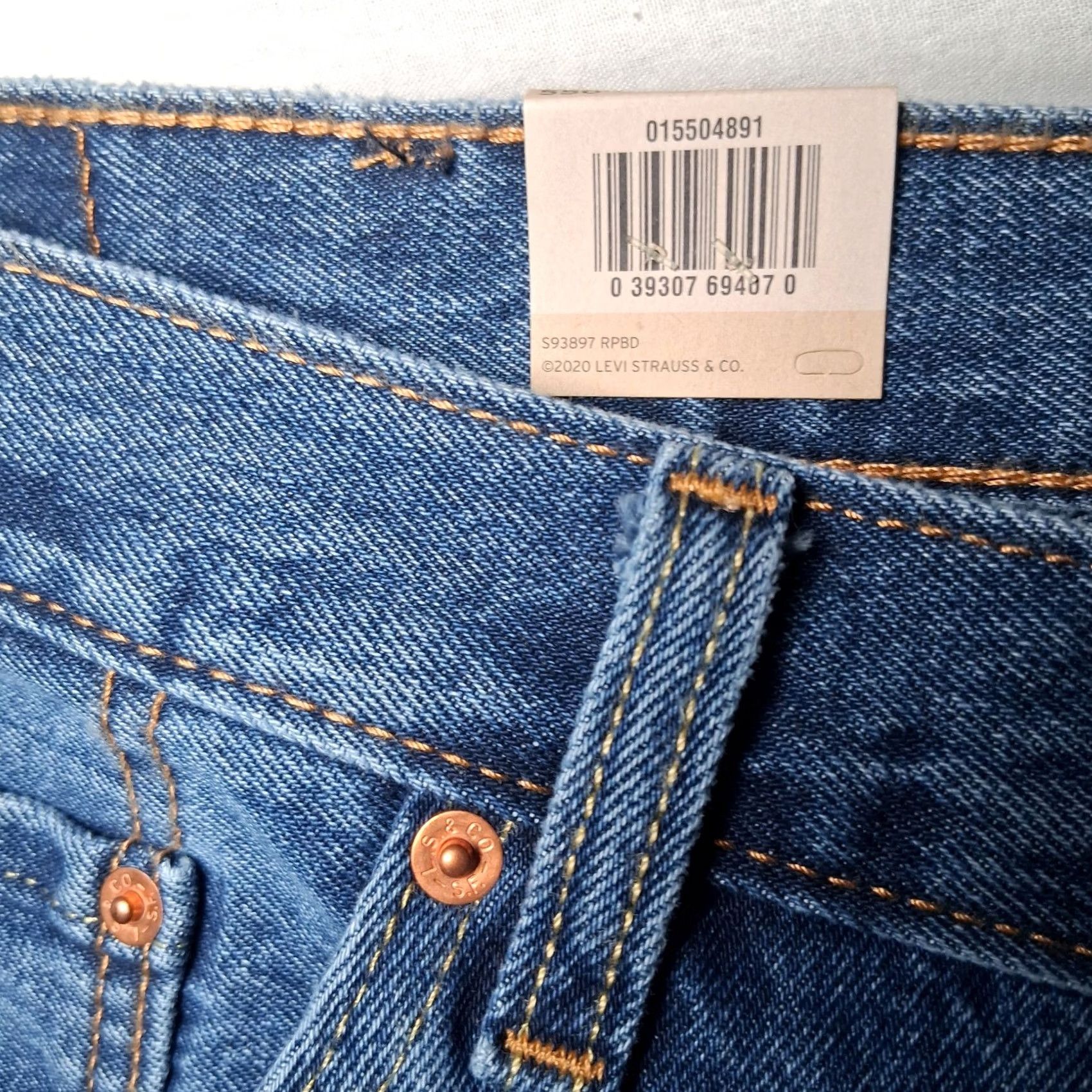 Levi's Levi's 550 Relaxed Jeans Men 46x32 Medium Wash Blue Denim Big And Tall Size US 30 / EU 46 - 3 Thumbnail