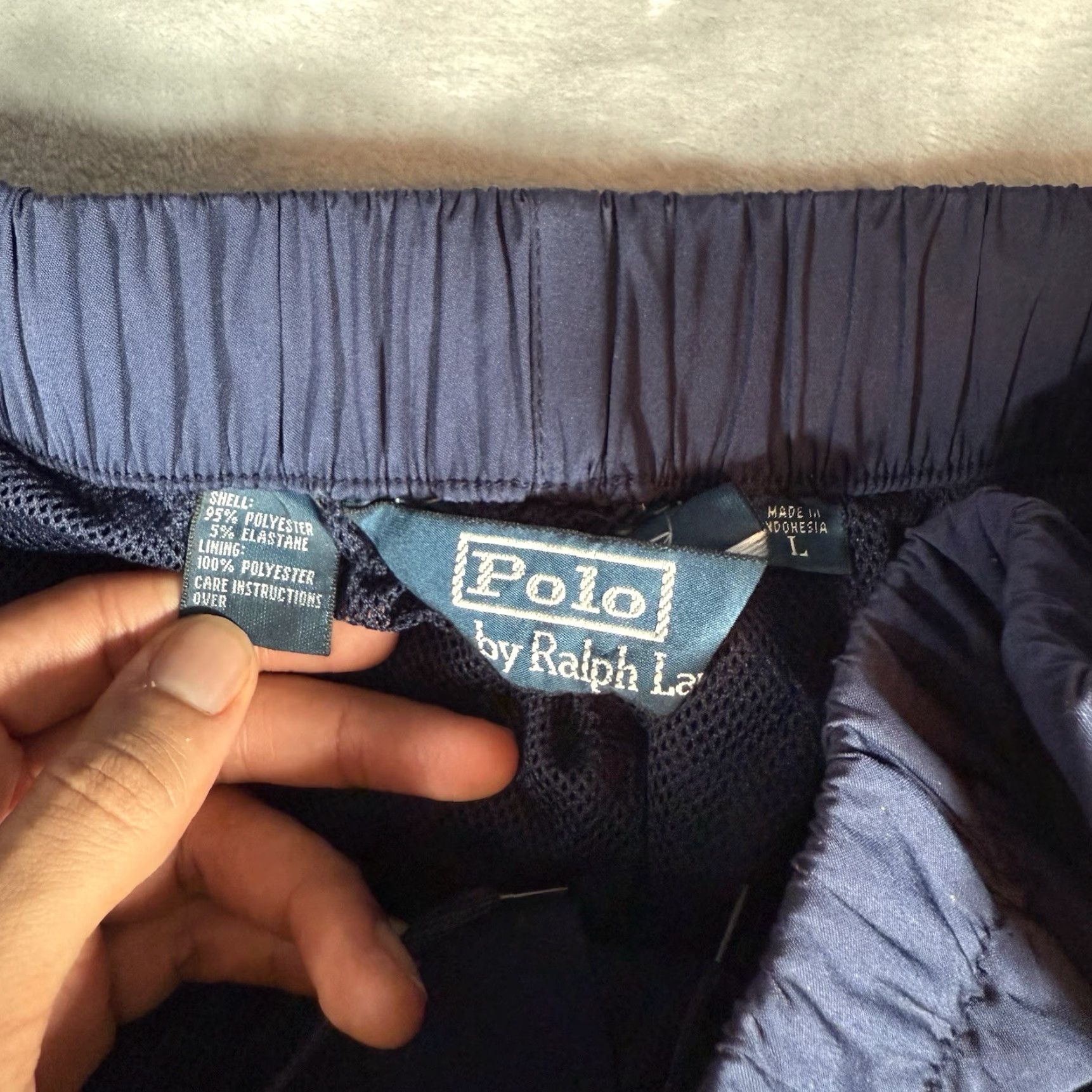 Polo Ralph Lauren Vintage Polo Ralph Lauren Tennis Windbreaker Pants Mens L 32” Side Stripe Y2K Size US L / EU 52-54 / 3 - 5 Thumbnail
