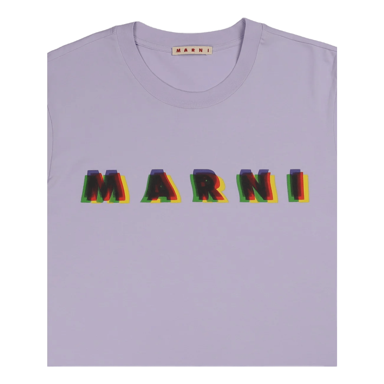 Marni o1y0225 Logo Crewneck T-Shirt in Lilac Size US S / EU 44-46 / 1 - 2 Thumbnail