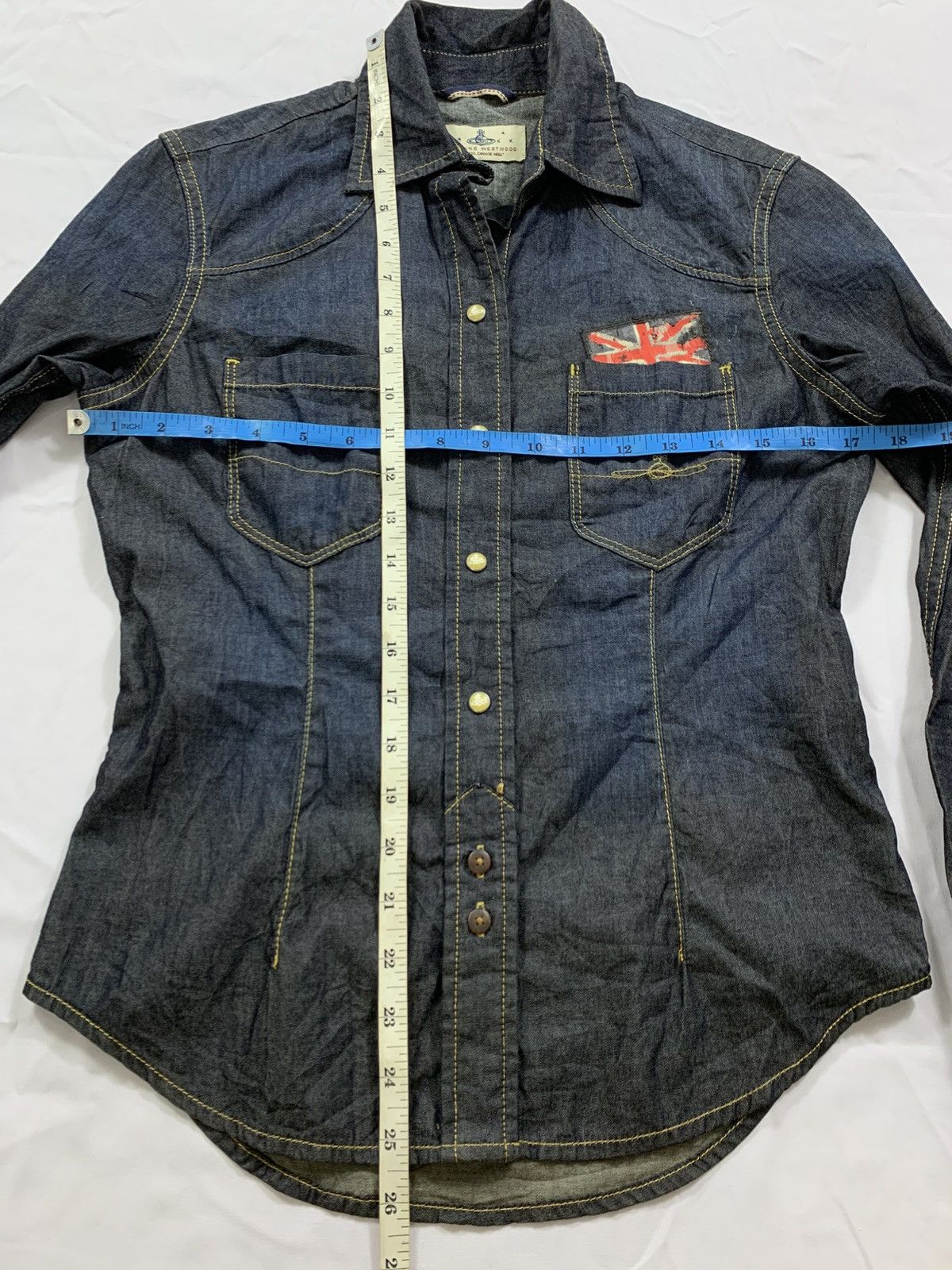 Vivienne Westwood Viviene Westwood denim Button up shirt Size US S / EU 44-46 / 1 - 9 Thumbnail