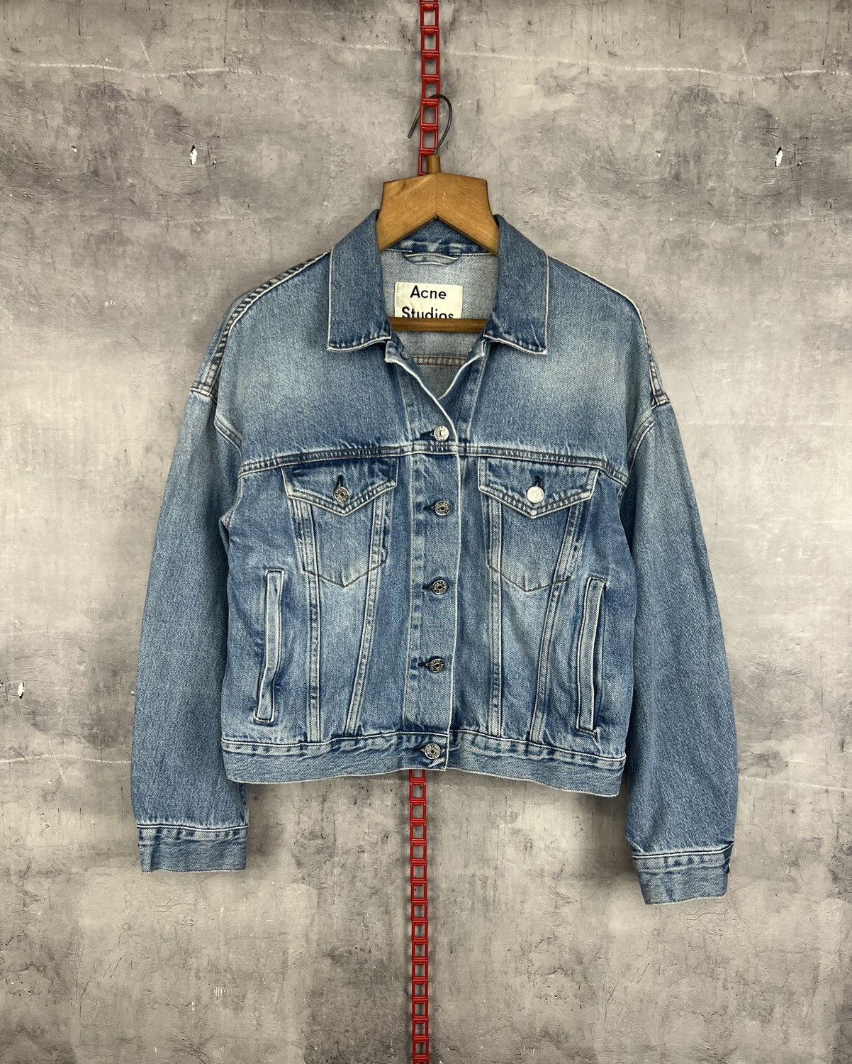 Acne Studios Acne Studios Women’s Lab Nt Mid Vtg Denim Jacket Size 34 Size XXS / US 00 / IT 34 - 3 Thumbnail