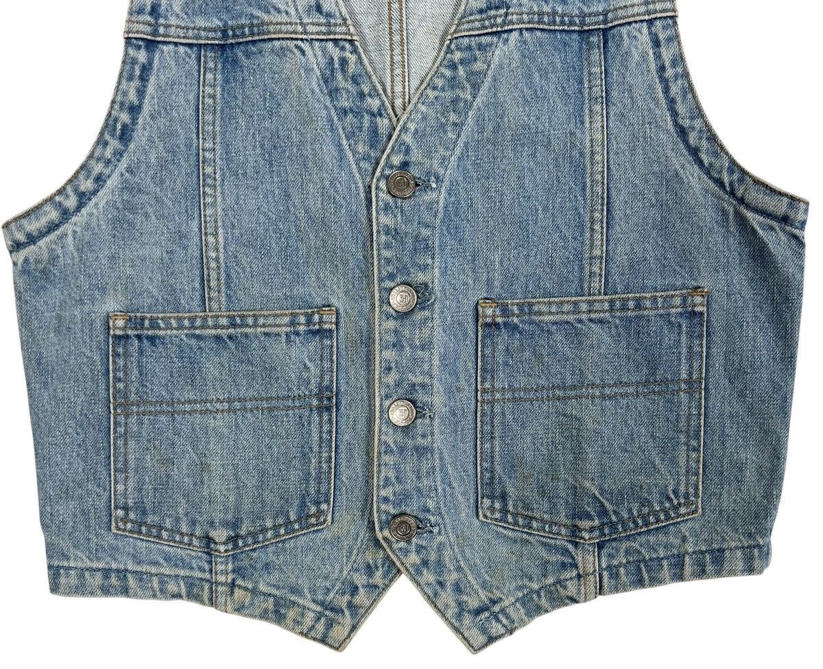 Big John 80s Vintage Big John Padded Pocket Denim Vest Size US S / EU 44-46 / 1 - 3 Thumbnail