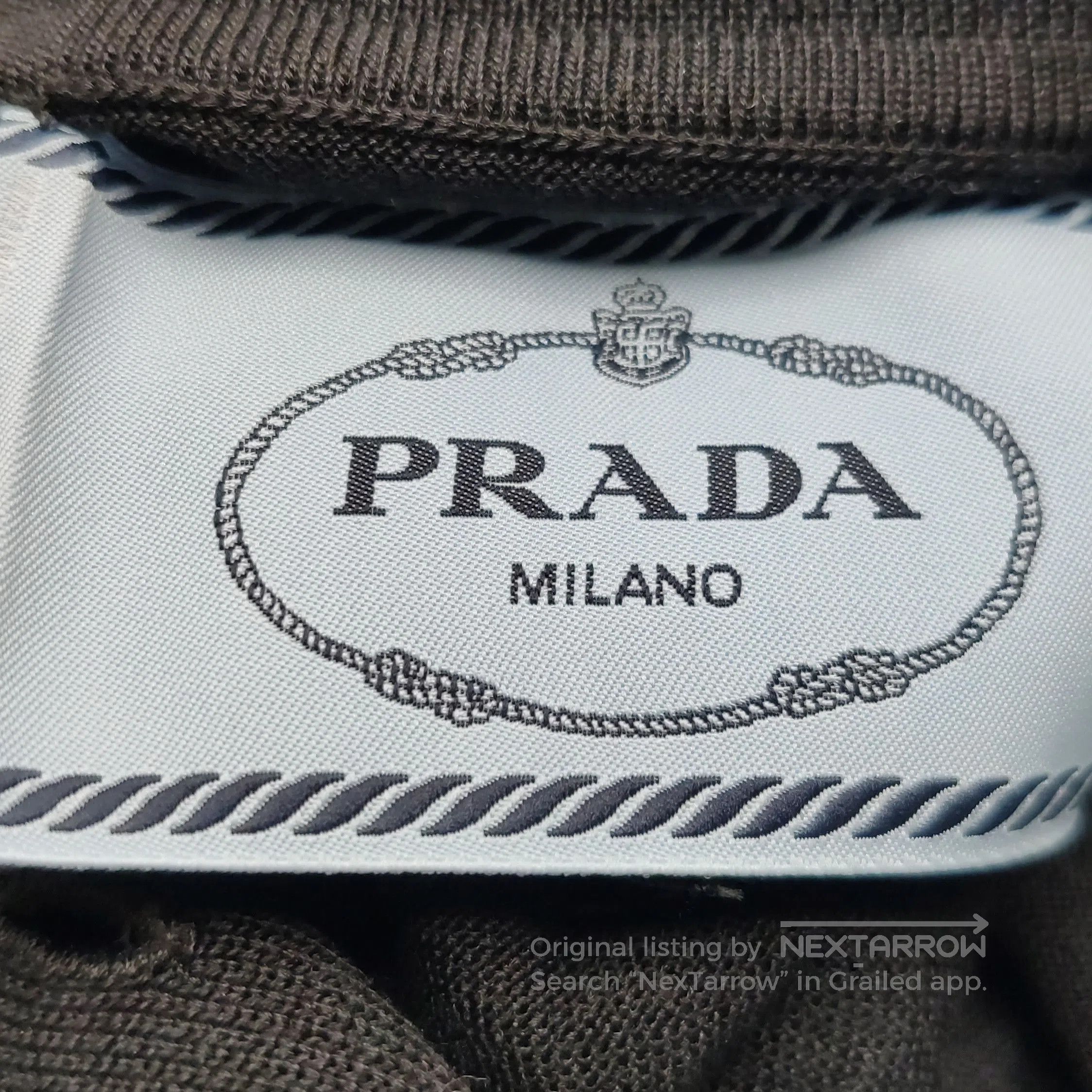 Prada Prada Pleated Black Logo Dress for Women . Size US 36 / EU 52 - 5 Thumbnail