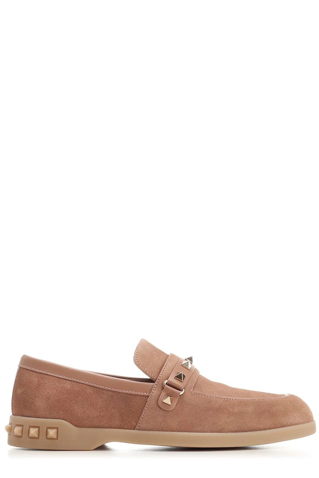Valentino o1s22i1n0924 Leisure Flows Suede Loafers in Brown Size US 8 / IT 38 - 1 Thumbnail