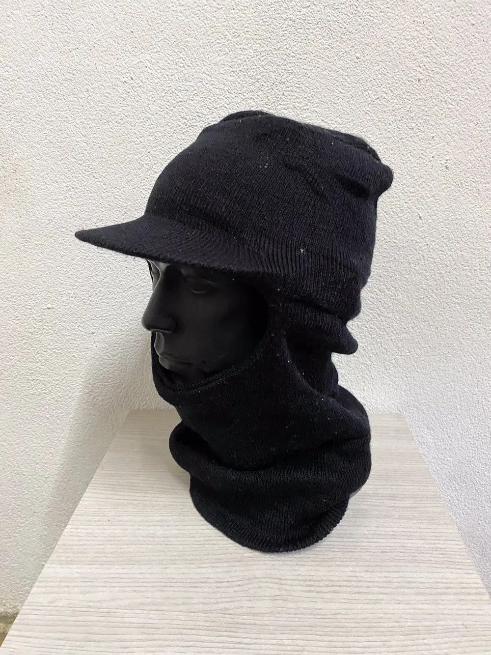 Japanese Brand × Vintage Japanese Brand Manabe Balaclava Beanie Hat Size ONE SIZE - 4 Thumbnail