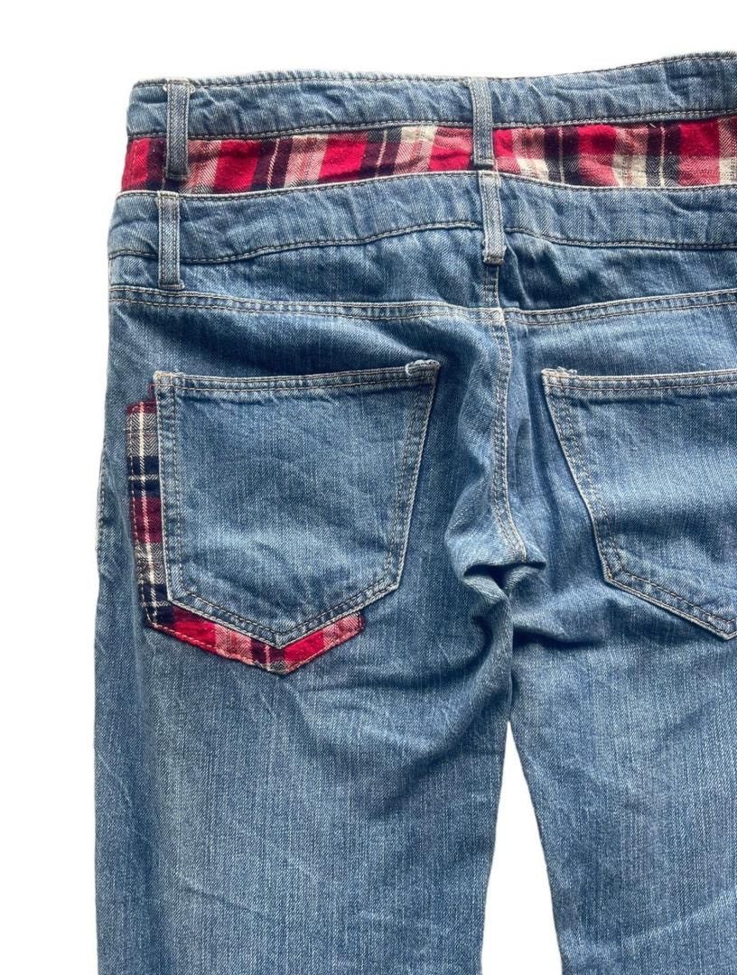 Japanese Brand Japanese Brand Double Waist Jeans Size US 32 / EU 48 - 8 Thumbnail