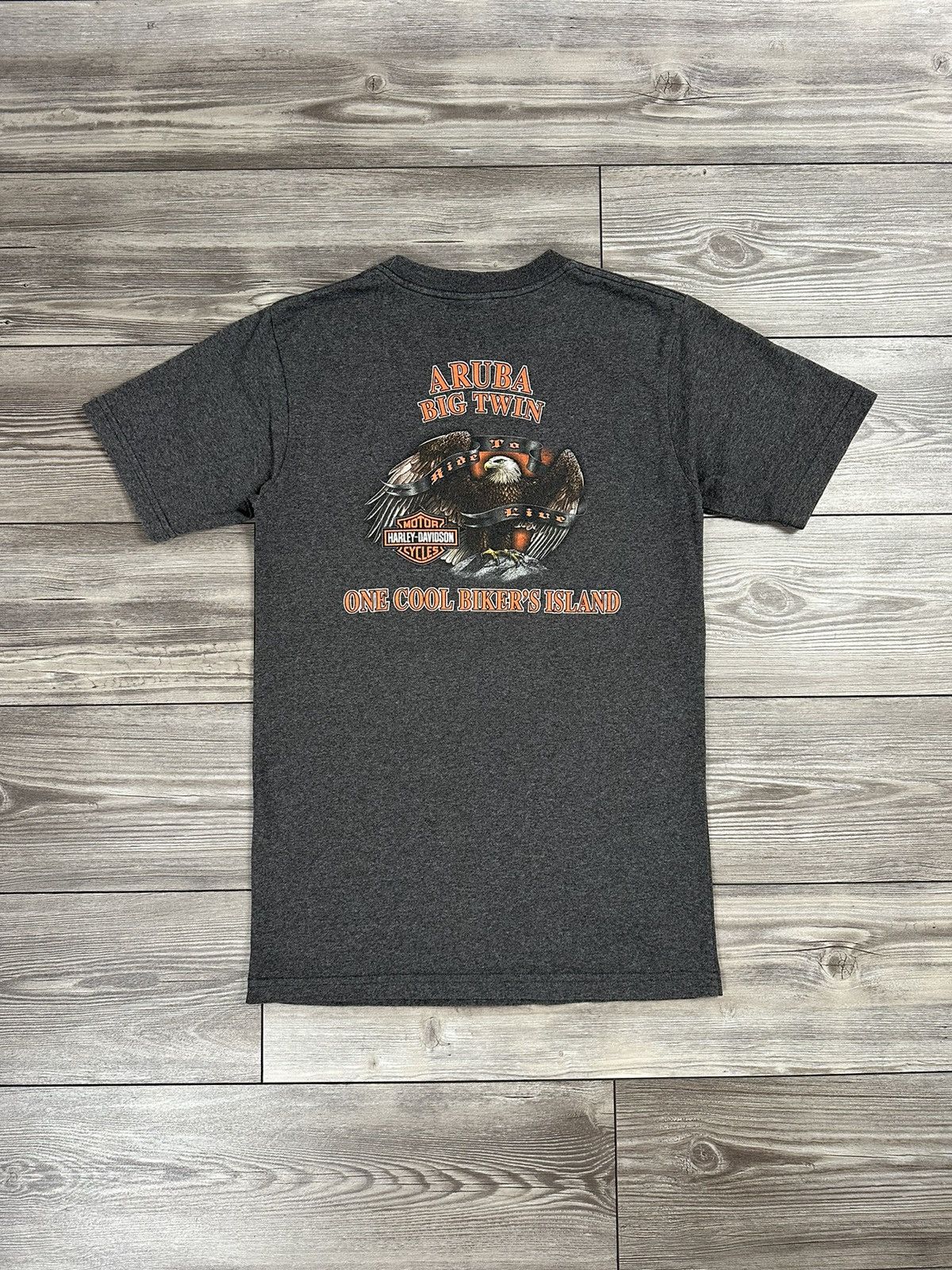 Harley Davidson × Vintage Y2K Harley Davidson Aruba T Shirt Size US M / EU 48-50 / 2 - 2 Thumbnail