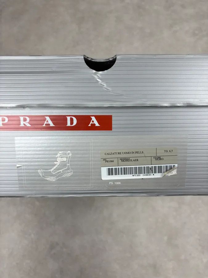 Prada FW1999 Prada Dark Brown Leather Straps Vibram High Boots Size US 7 / EU 40 - 12 Thumbnail