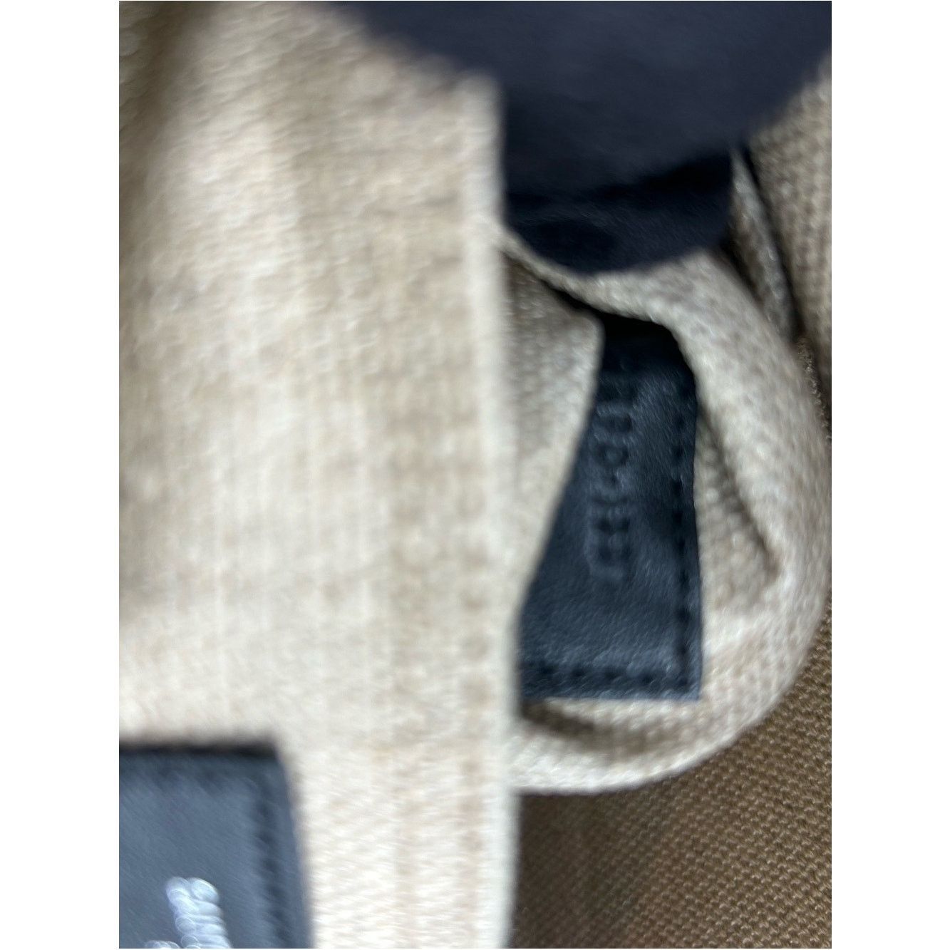Saint Laurent Paris Saint Laurent Rive Gauche Canvas Tote Bag in Cream and Black Size ONE SIZE - 8 Thumbnail